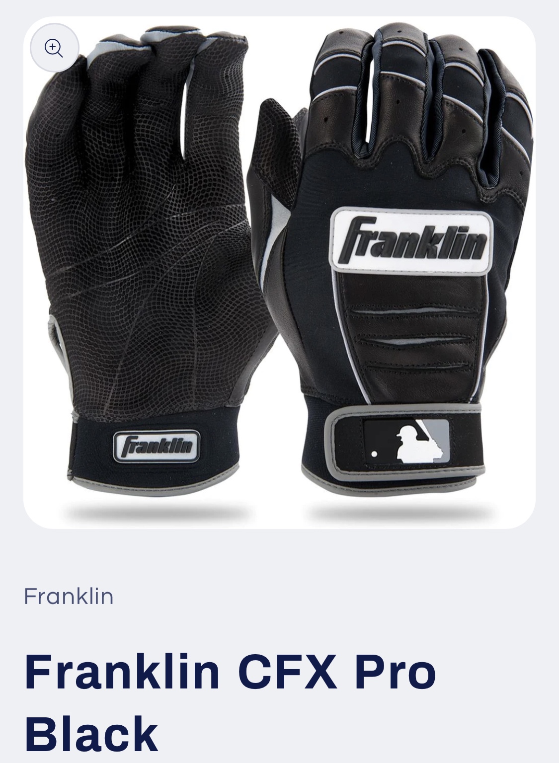 New YOUTH Medium Franklin CFX PRO Batting Gloves SidelineSwap