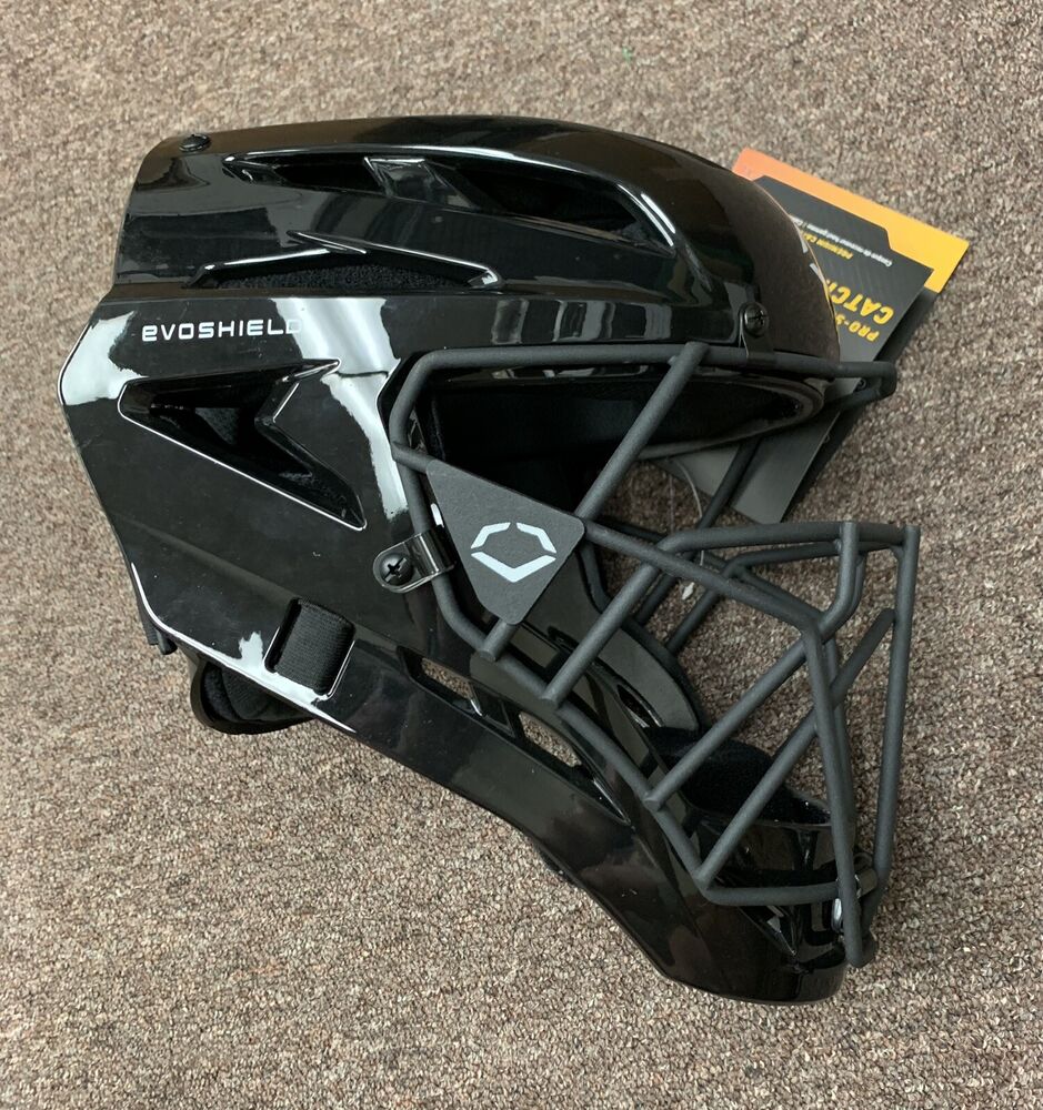 Evoshield ProSRZ Adult 16+ Baseball Catchers Gear Set Black