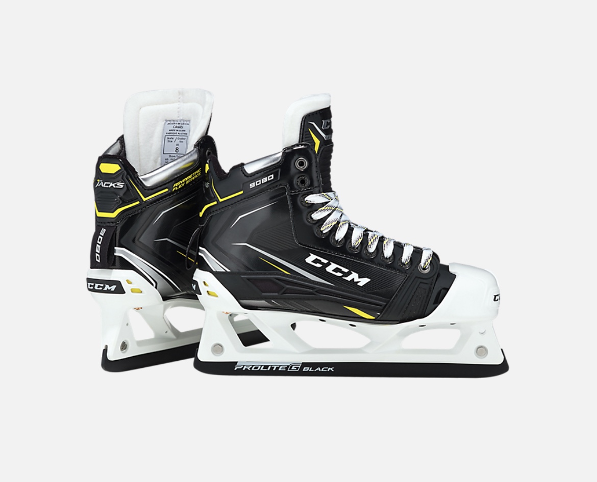 New CCM Regular Width Tacks 9080 Hockey Goalie Skates SidelineSwap