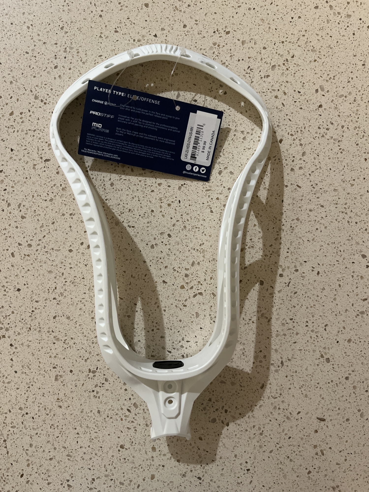 True Temper Dynamic Lacrosse Head SidelineSwap