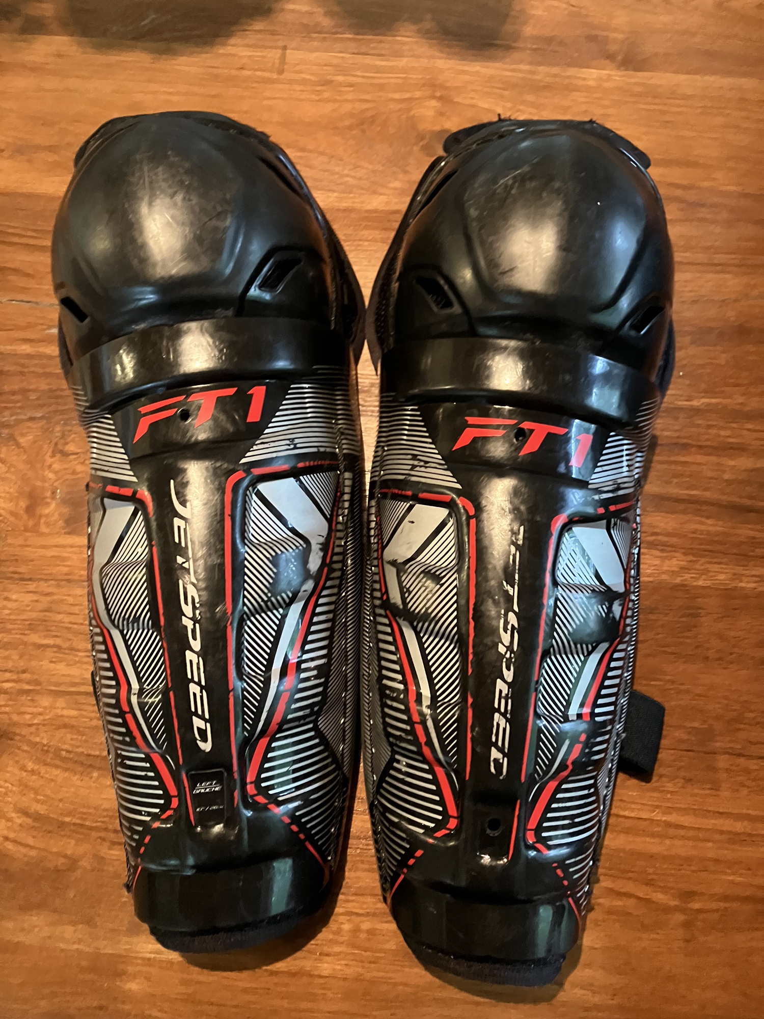 Used CCM JetSpeed FT1 Shin Pads SidelineSwap