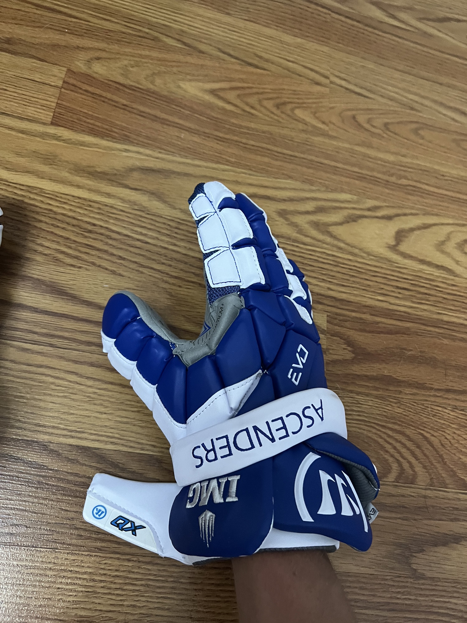 IMG Academy warrior qx lacrosse gloves SidelineSwap