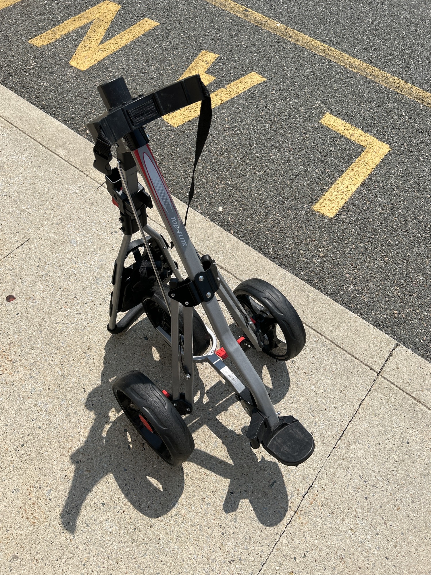 Used Top Flite Golf Push Cart SidelineSwap