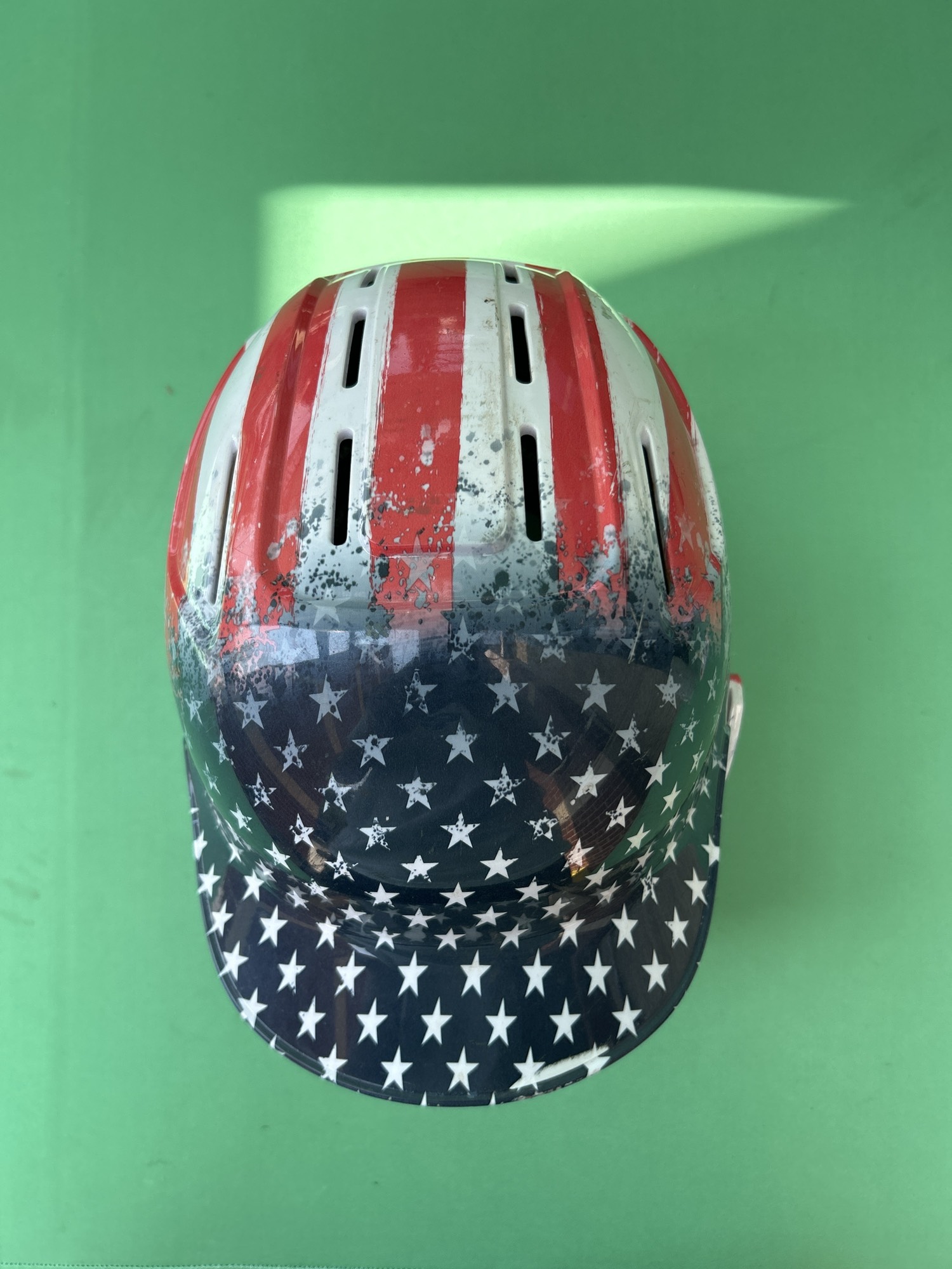 Used Adidas Baseball Batting Helmet with Jaw Guard (6 1/2 7 1/8