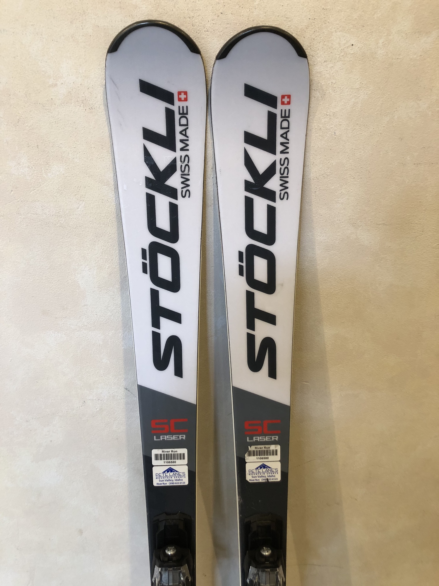 2023 Stockli Laser SC Skis With Salomon Bindings 163cm