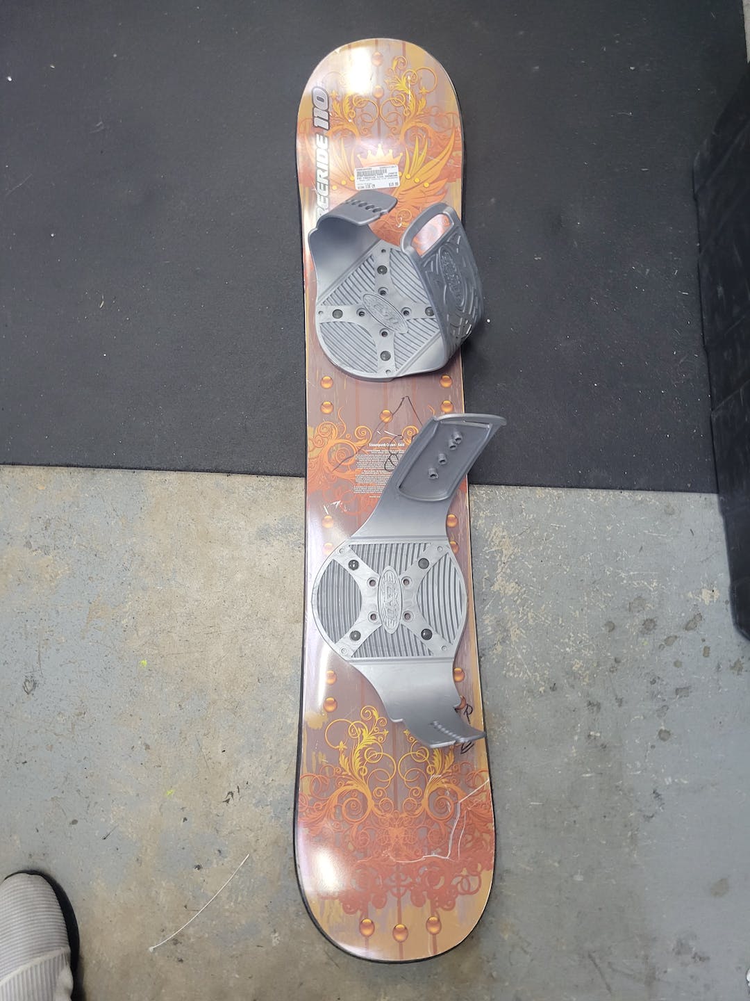 Used Esp Freeride Kids Snowboard 110 Cm Boys' Snowboard Combo