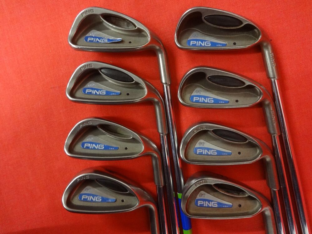 PING G2 Black Dot 3PW Iron Set RH Right Handed Steel Shafts SidelineSwap