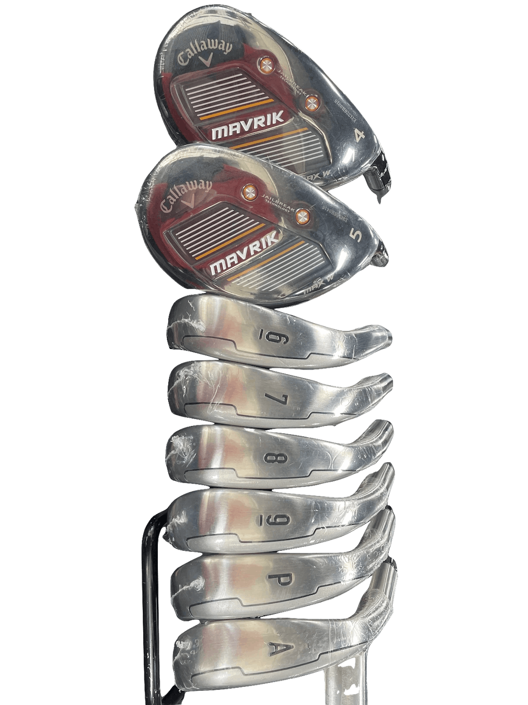 Used Callaway Mavrik Max W 4igw Aw Ladies Flex Graphite Shaft Iron