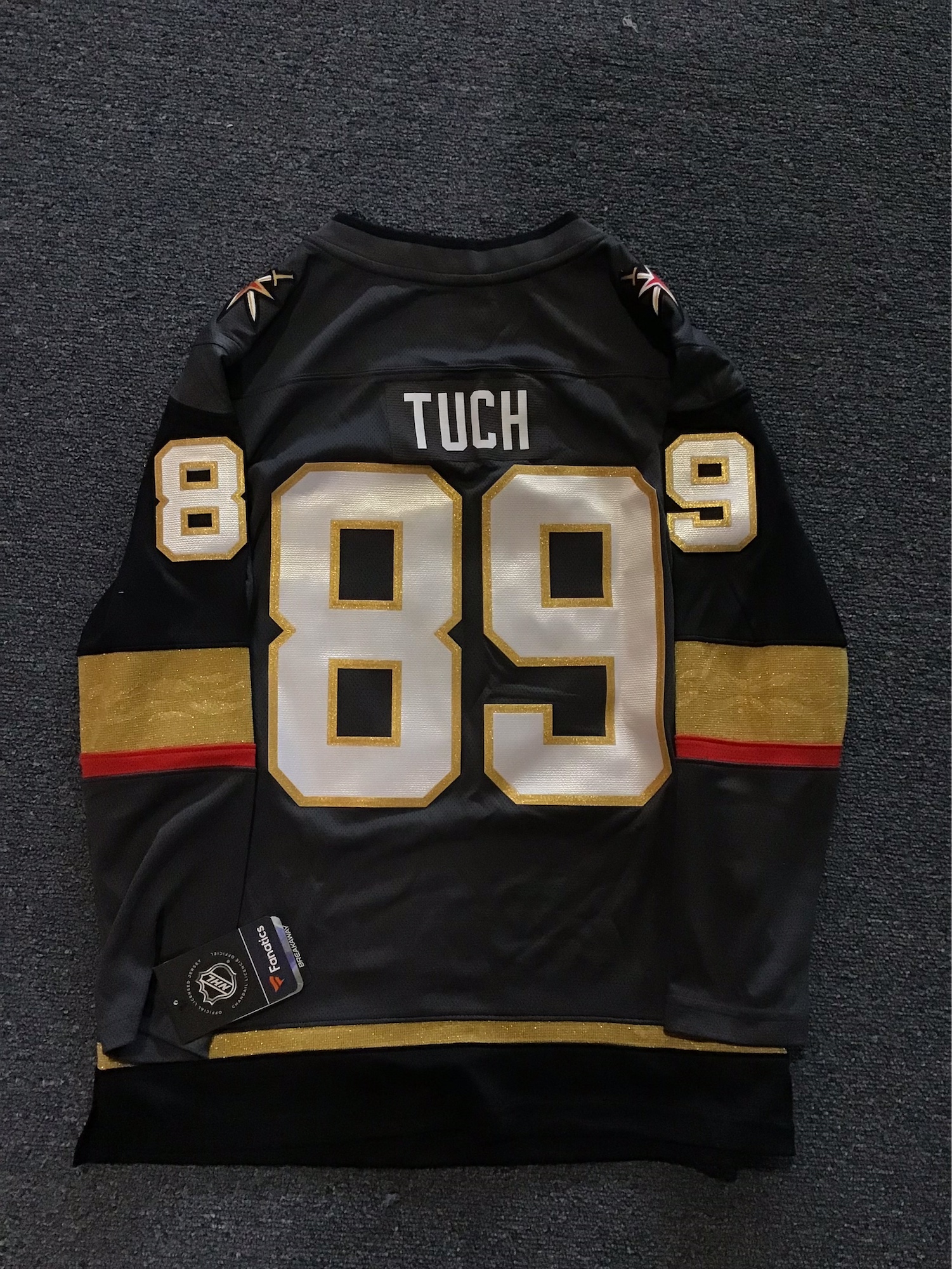 New Vegas Golden Knights Womens L Fanatics Jersey Tuch 89 SidelineSwap