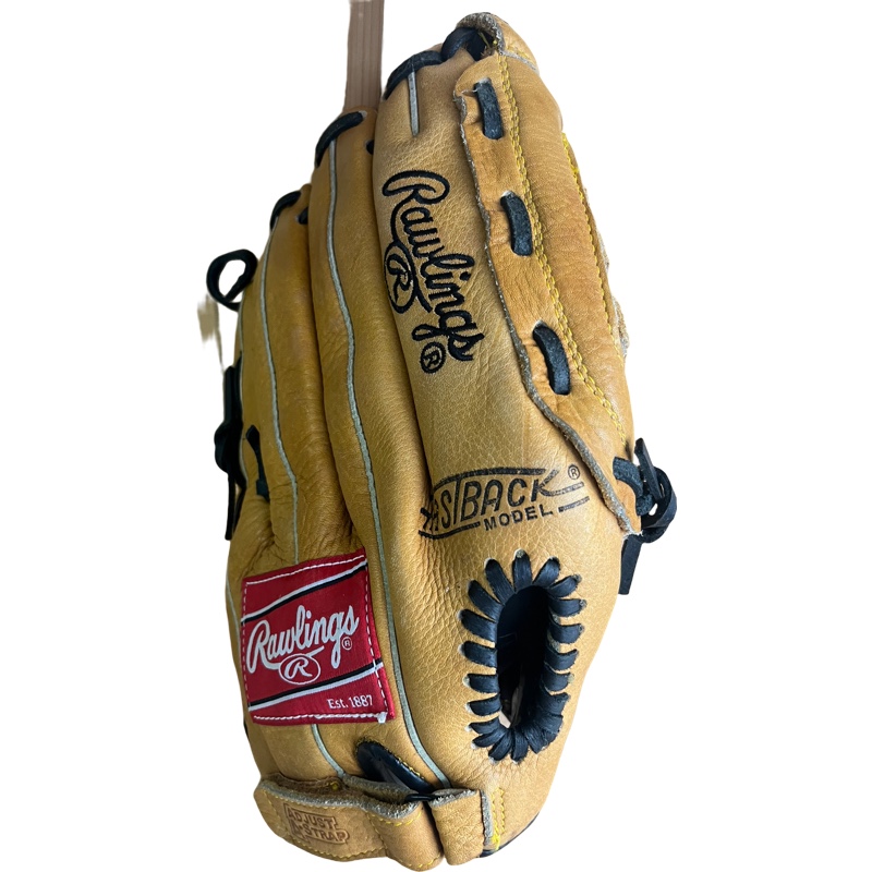 Rawlings Leather Baseball Softball Glove RBG 36 TT 12 1/2" Brown Tan