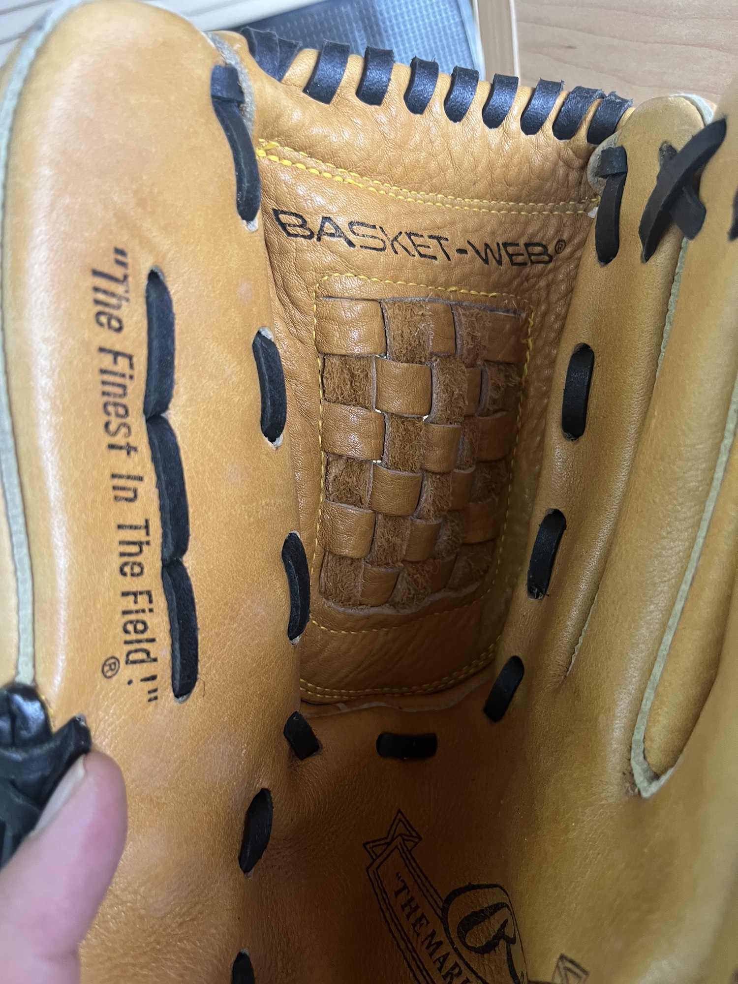 Rawlings Leather Baseball Softball Glove RBG 36 TT 12 1/2" Brown Tan