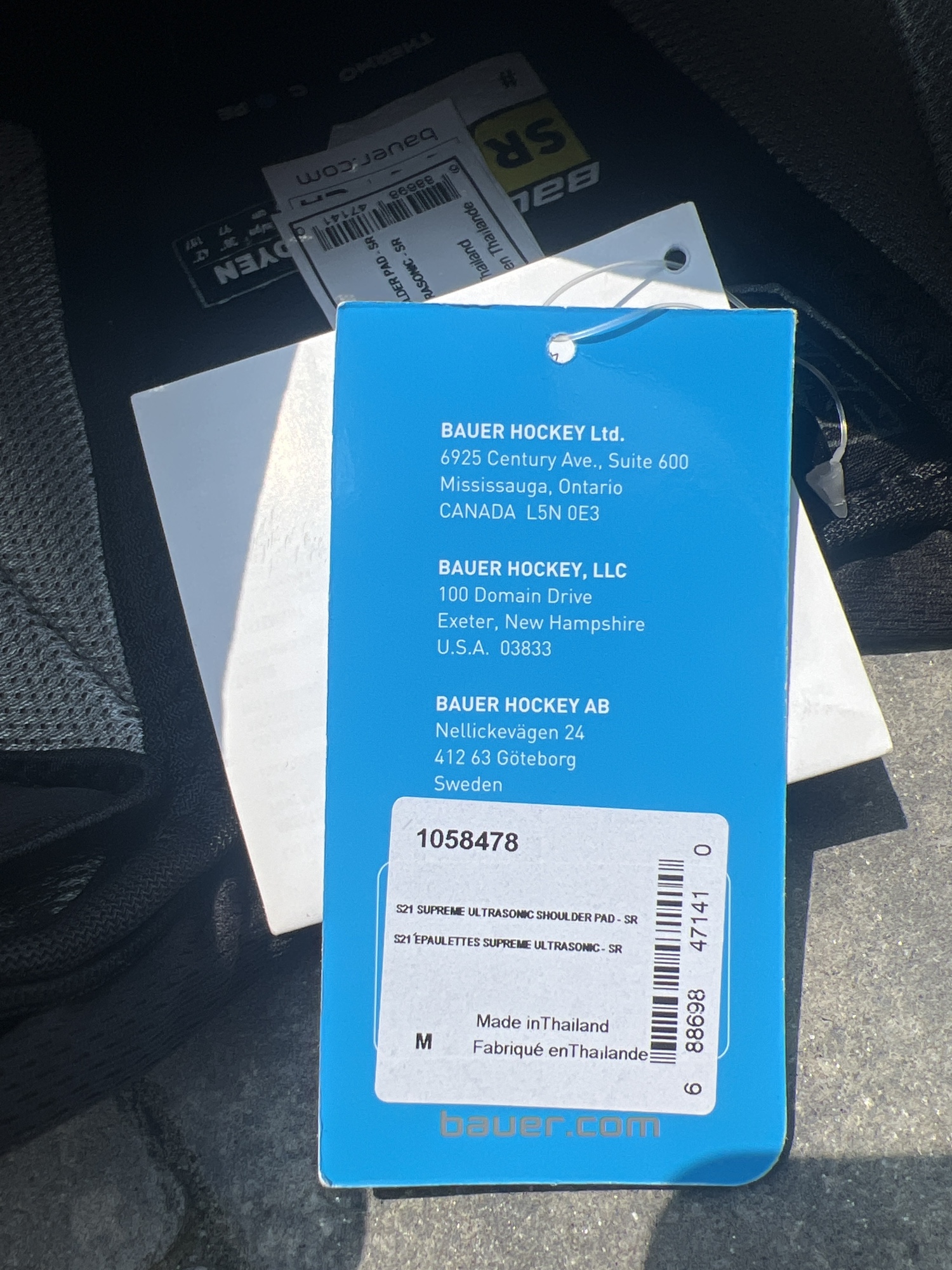 Bauer S21 Ultrasonic Shoulder Pad SidelineSwap