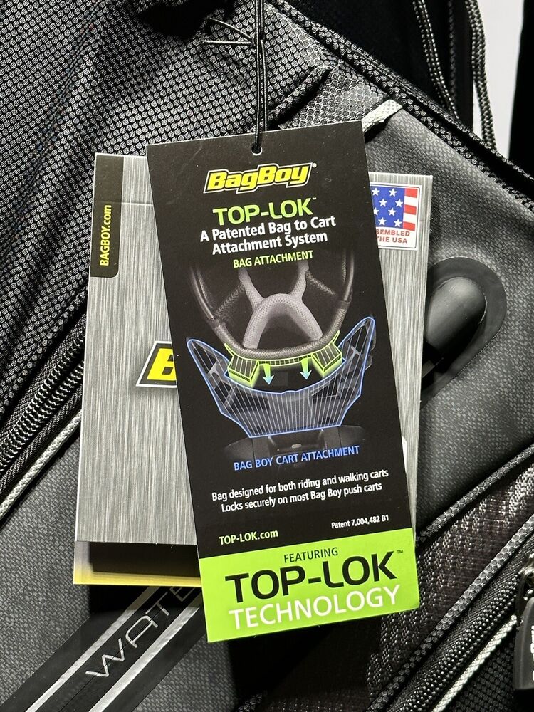 Bag Boy Revolver XP Premium Cart Golf Bag 14Way BB38040 Black/Charcoal