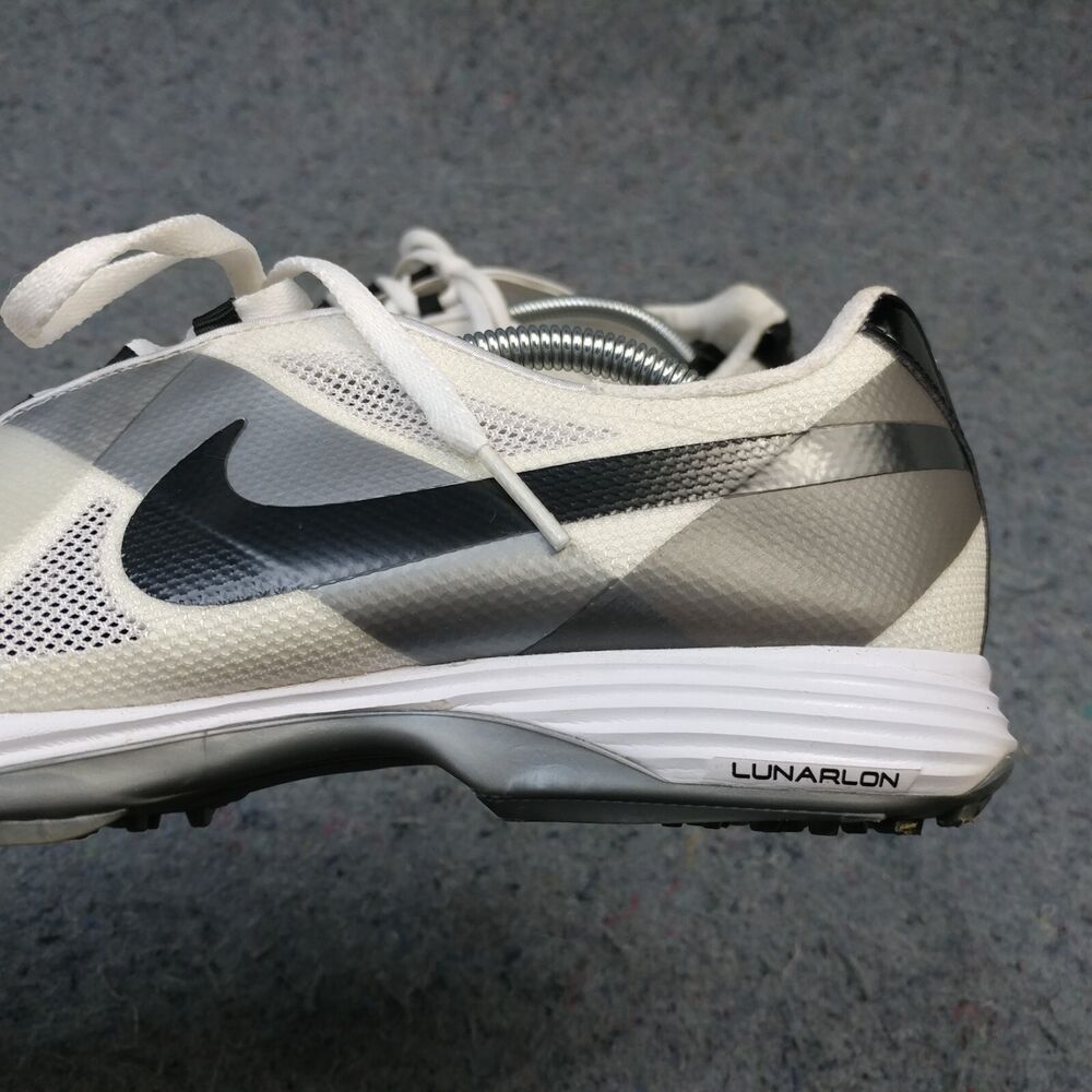 Nike HyperFuse Golf Shoes Womens Size 8 Lunar Summer Lite Lunarlon Spikes White SidelineSwap