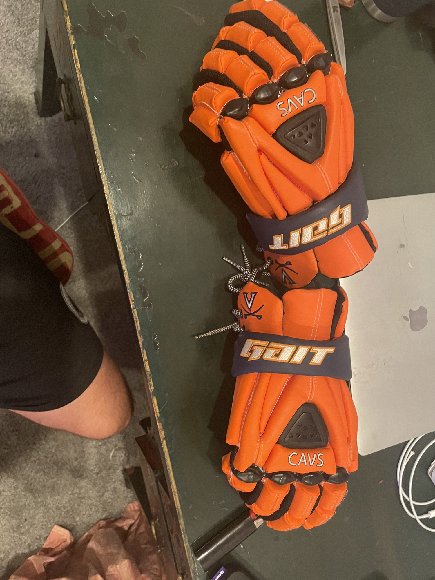 New Vintage UVA Gait Lacrosse Gloves SidelineSwap