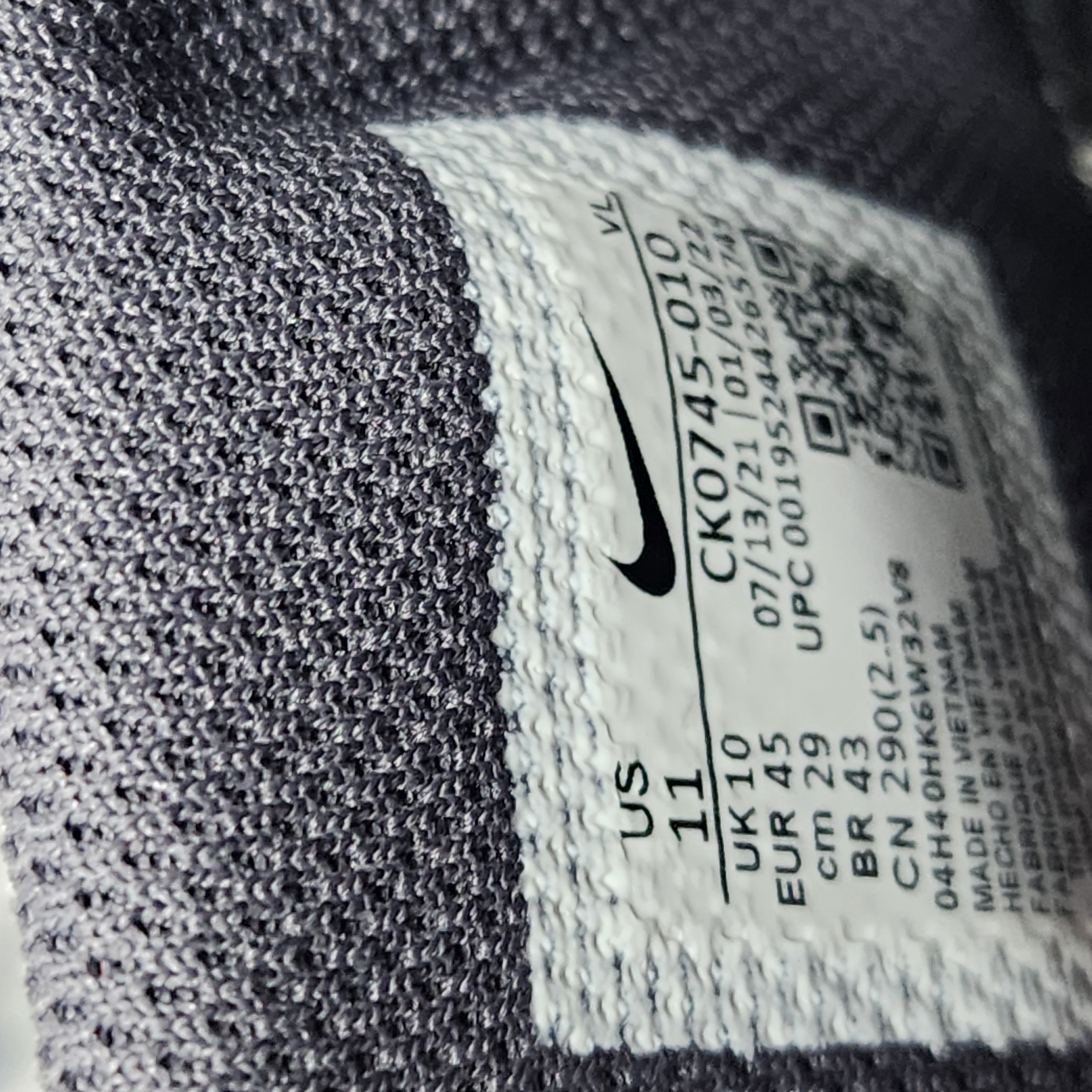 Nike Baseball Cleats Mens 11 Smoke Grey Alpha Huarache Elite 3 React Mid SidelineSwap