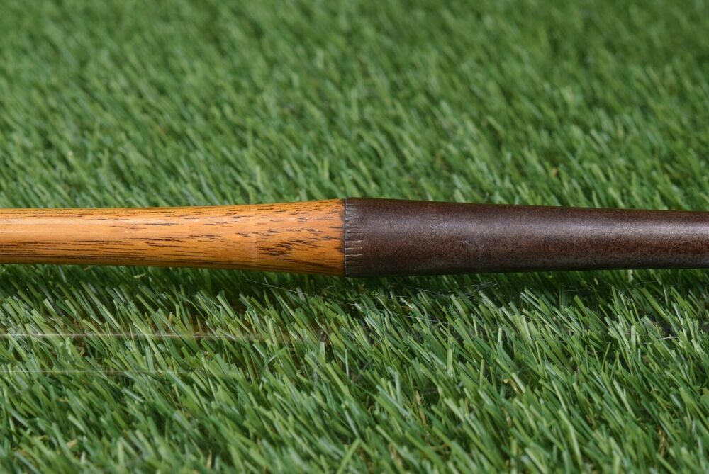 THE PER WHIT ANTIQUE HICKORY GOLF CLUB PUTTER, LEFT HANDED RARE LEFT