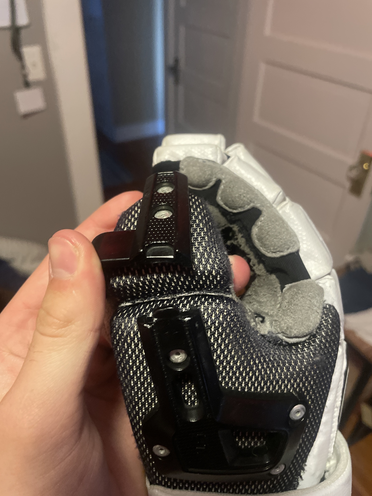 Used Goalie STX Large Shield Lacrosse Gloves SidelineSwap