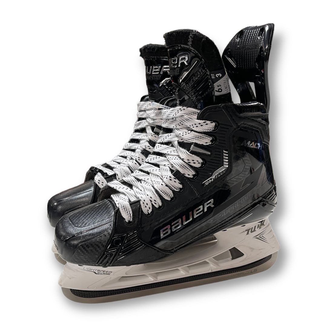 Used Bauer Supreme Mach And Ls Carbonlite Blades Senior 6.5 Fit 3 Ice