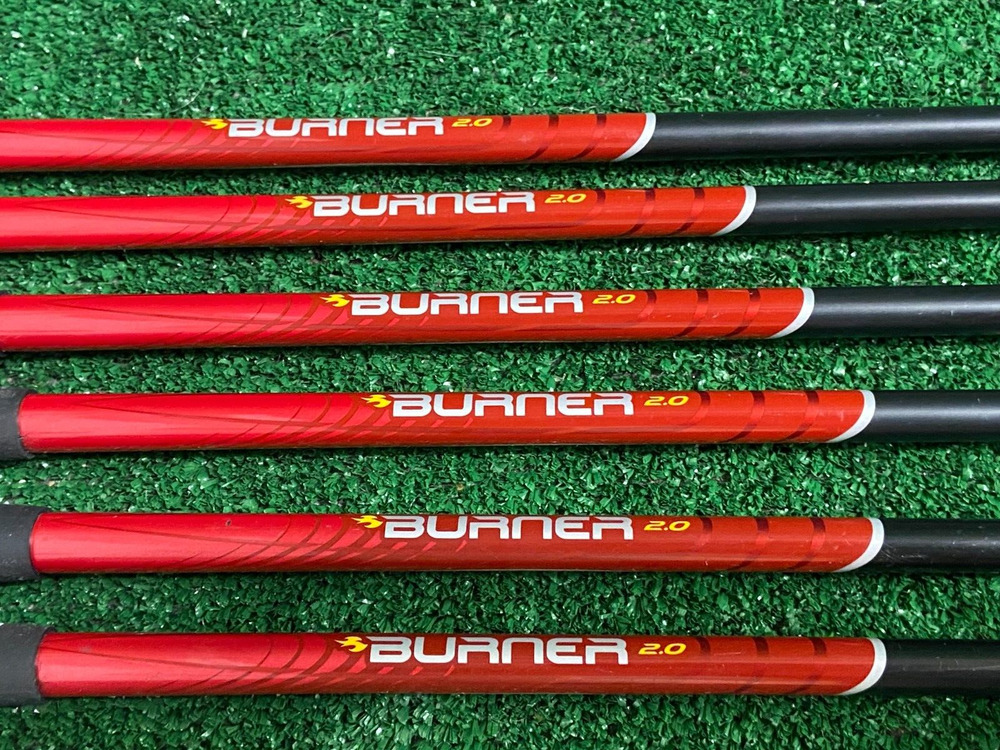 TaylorMade Burner 2.0 Iron Set 7PW,SW,LW RH 65g Senior M Graphite NEW