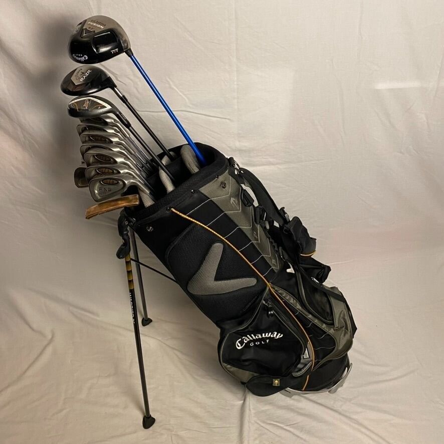 Callaway and Ping i3 Golf Club Complete Set With Callaway Stand Bag