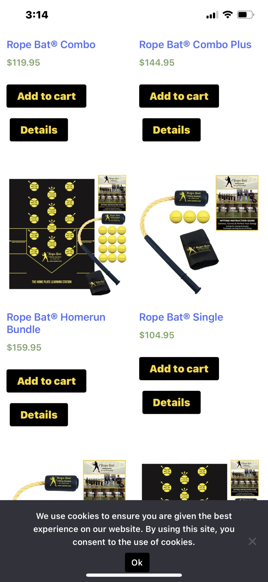 Rope Bat Homerun Hitting System SidelineSwap