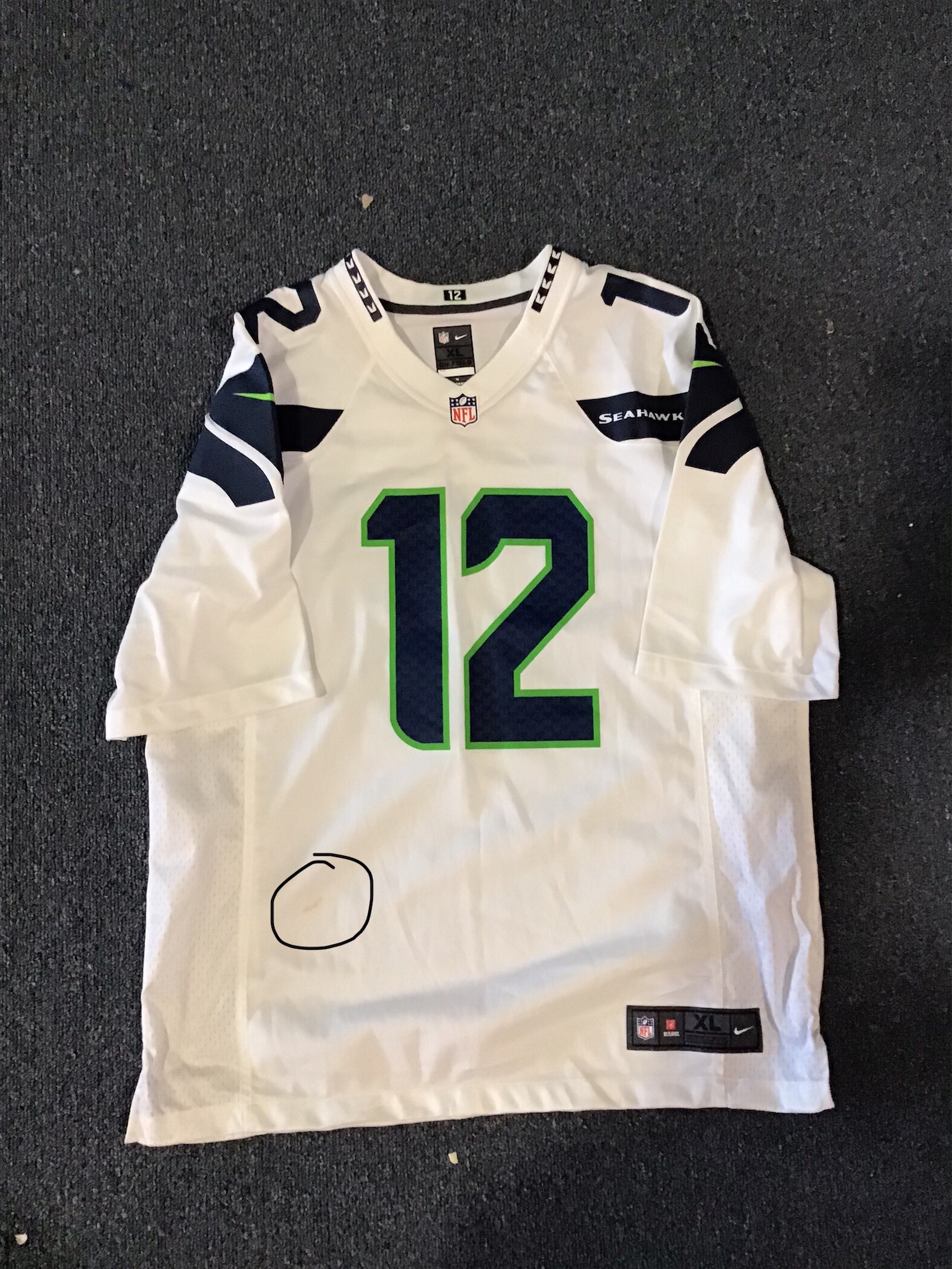 inverted seahawks jersey