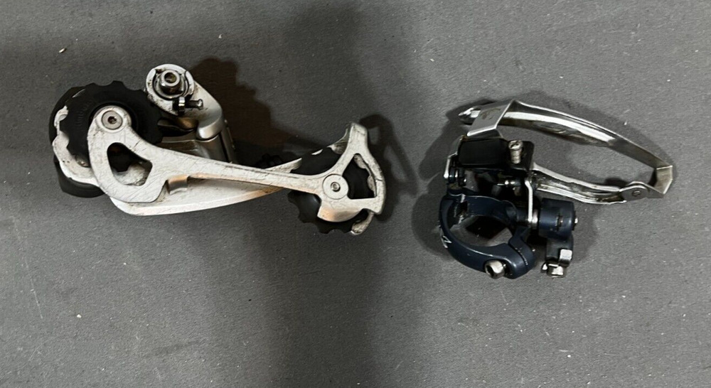 Shimano Deore XT RDM761 Rear & Deore LX FDM570 Mountain Bike