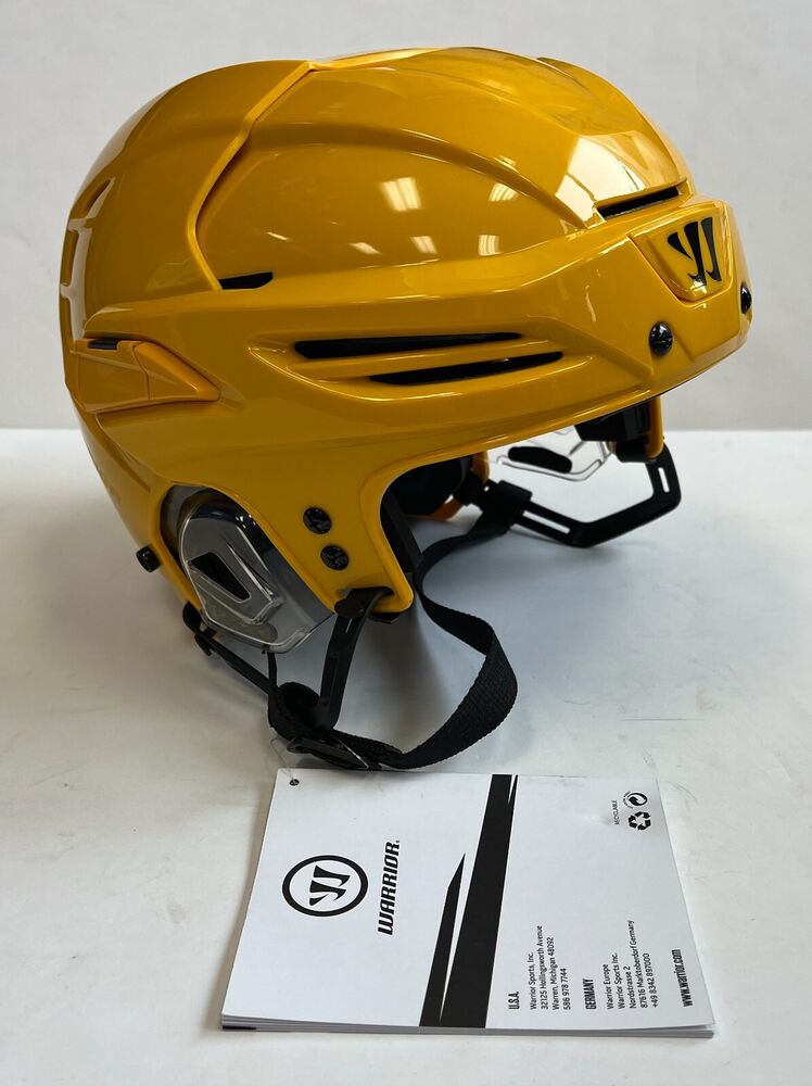 New Warrior Covert PX+ Pro stock hockey helmet PXPH6 large yellow gold