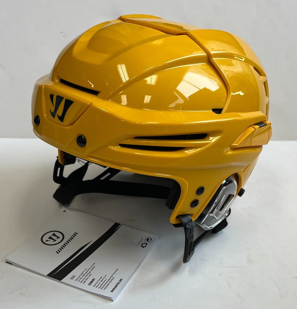New Warrior Covert PX+ Pro stock hockey helmet PXPH6 large yellow gold
