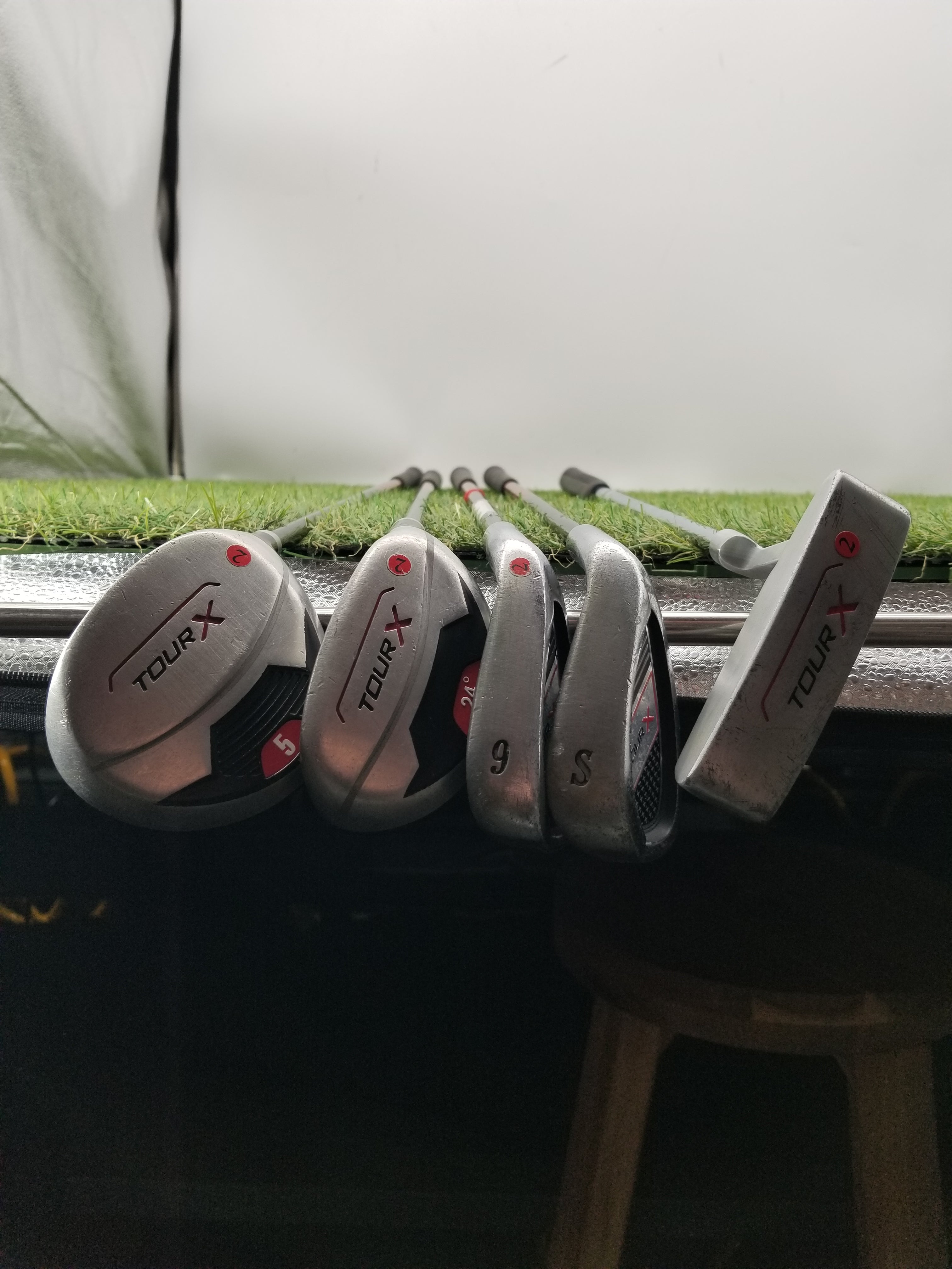 JUNIOR TOUR X GOLF SET 5W,HY,9I,SW,PUTTER JR FLEX (KIDS 50" TALL) FAIR