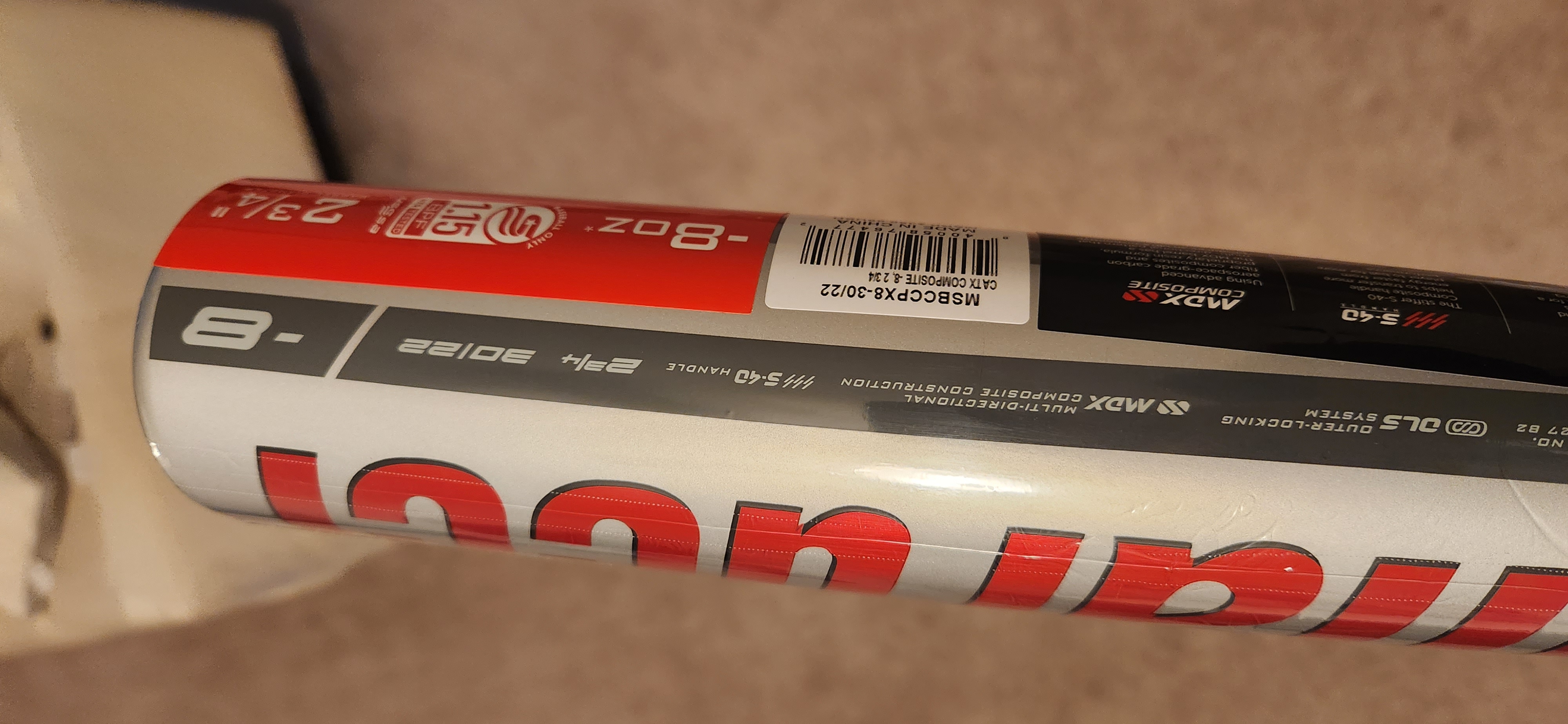 New USSSA Certified 2022 Marucci Composite CAT X Composite Bat (8) 22