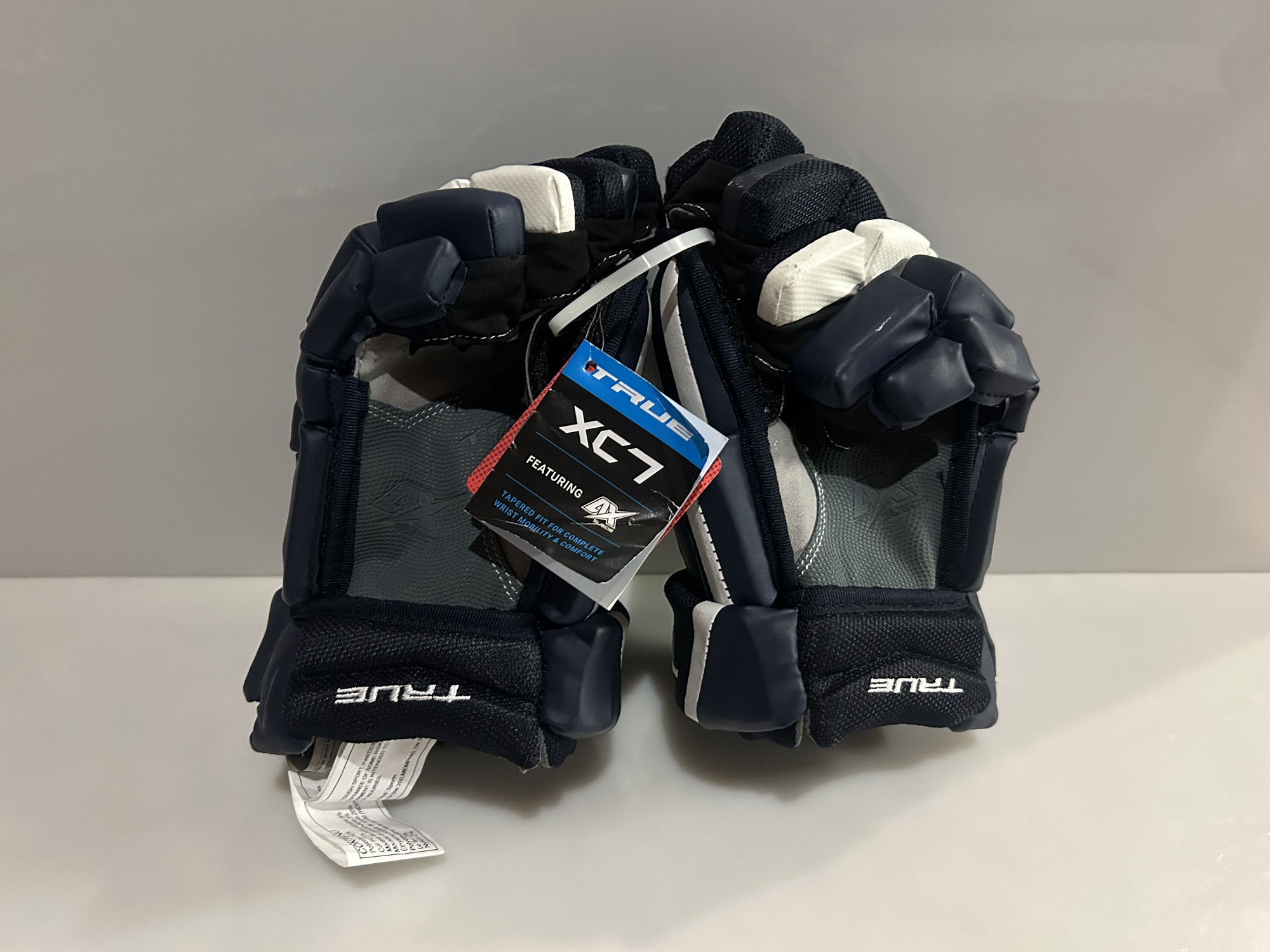 New True XC7 Navy Hockey Gloves 12” Gen II NWT SidelineSwap