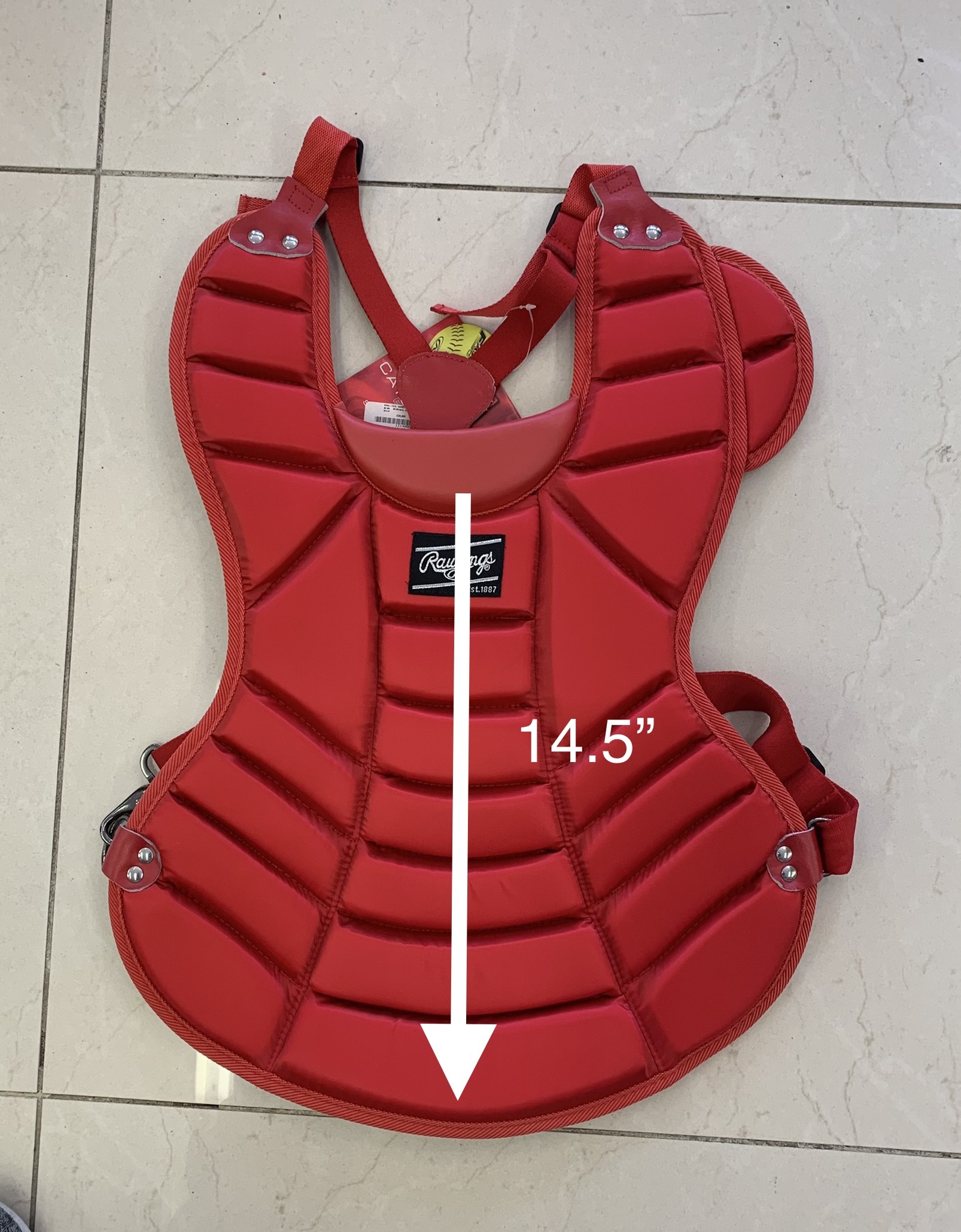 New Women's Fastpitch Rawlings AFCP Catcher's Chest Protector