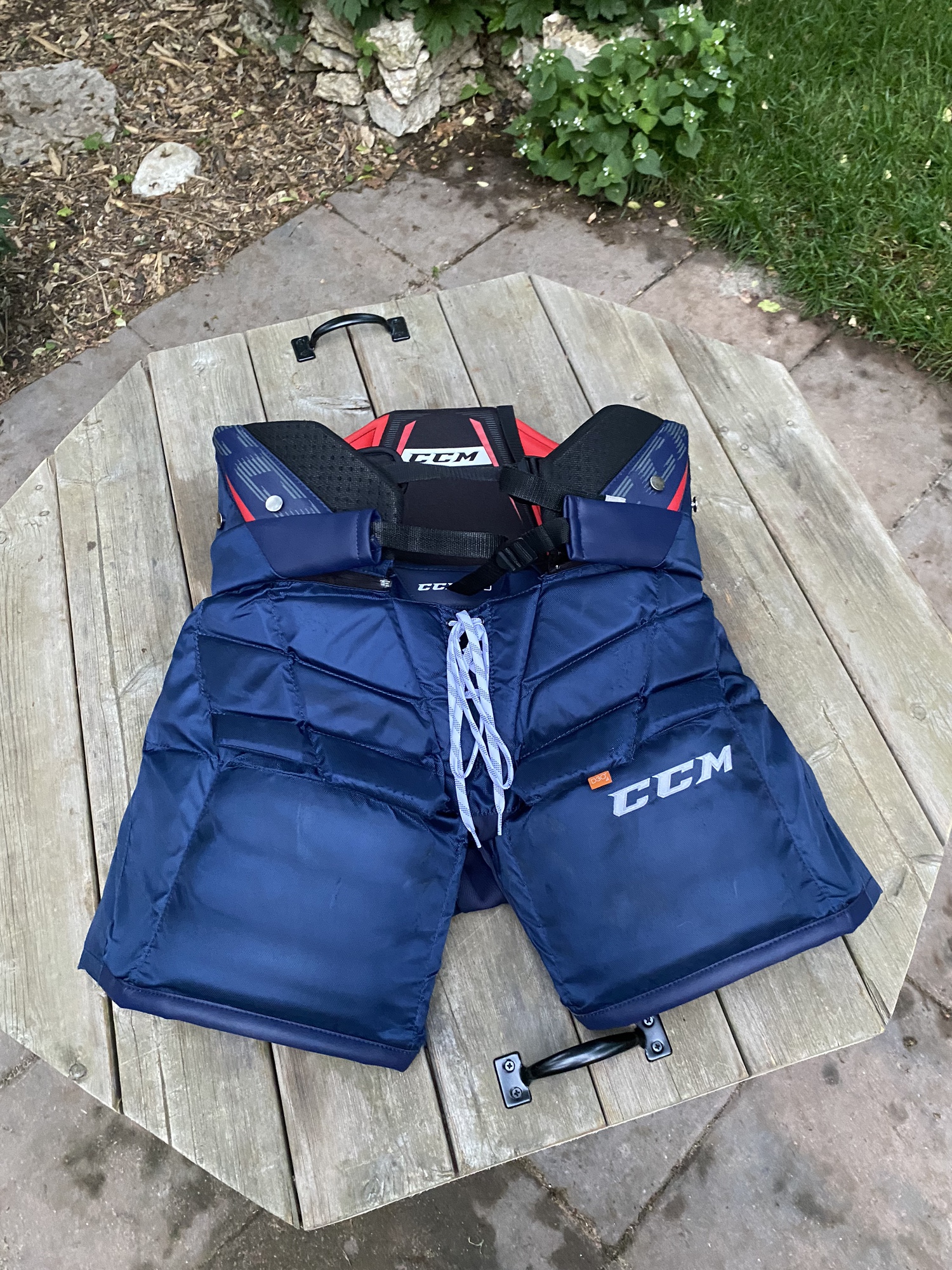 Used Medium CCM Hockey Goalie Pants SidelineSwap
