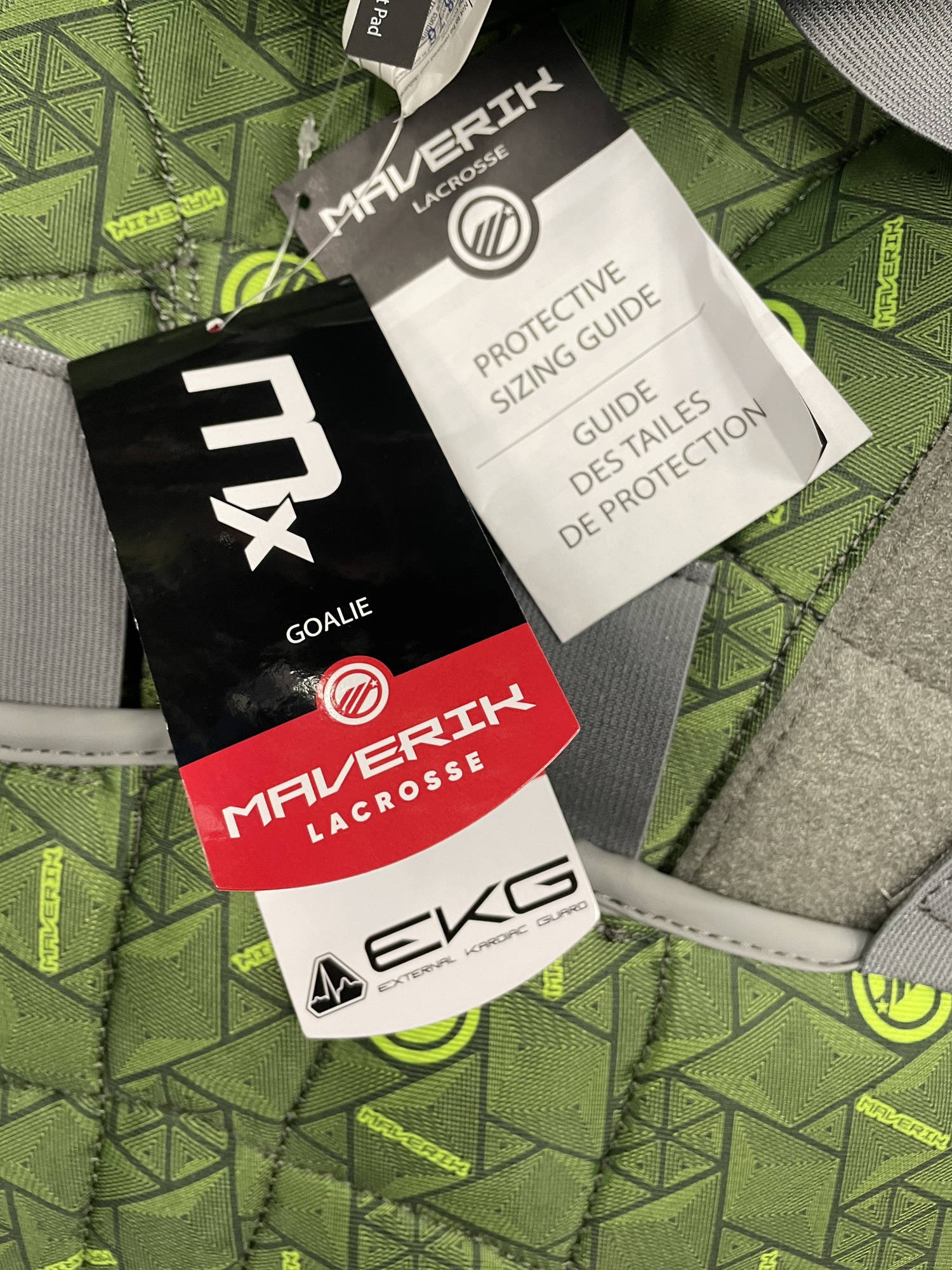 Maverik MX EKG Lacrosse SMALL/Med Goal chest protector SidelineSwap