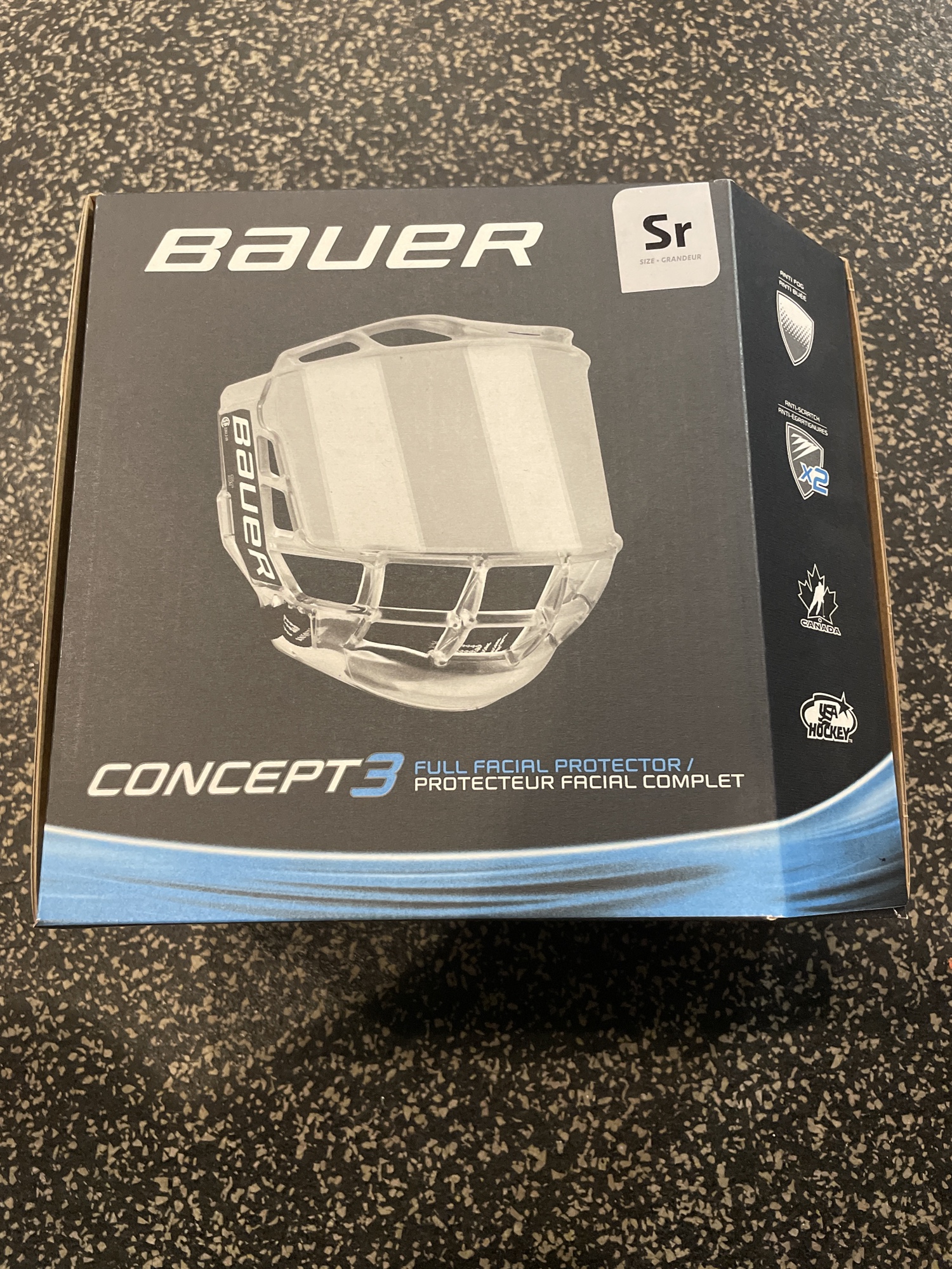 Bauer Concept 3 Full Shield SidelineSwap