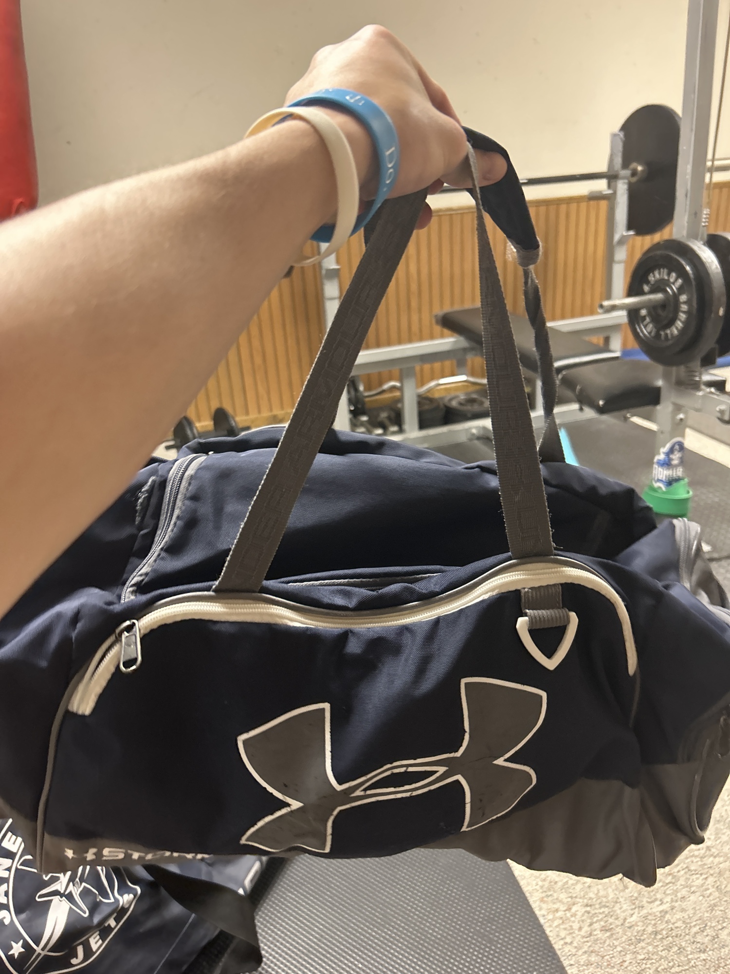 Blue Used Large/Extra Large Under Armour Duffle Bag SidelineSwap