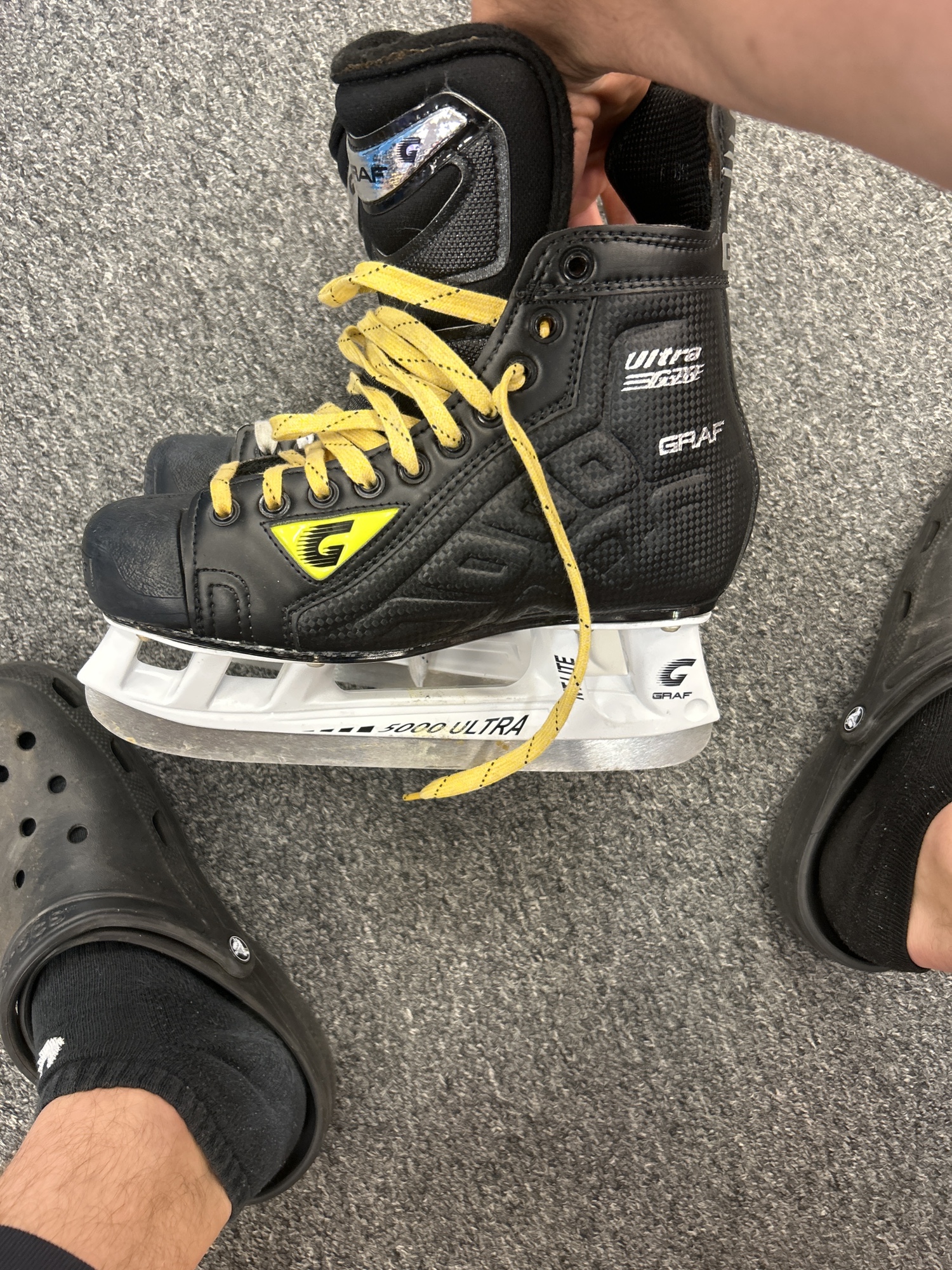 Used Graf Wide Width Size 6 Ultra G70 Hockey Skates SidelineSwap