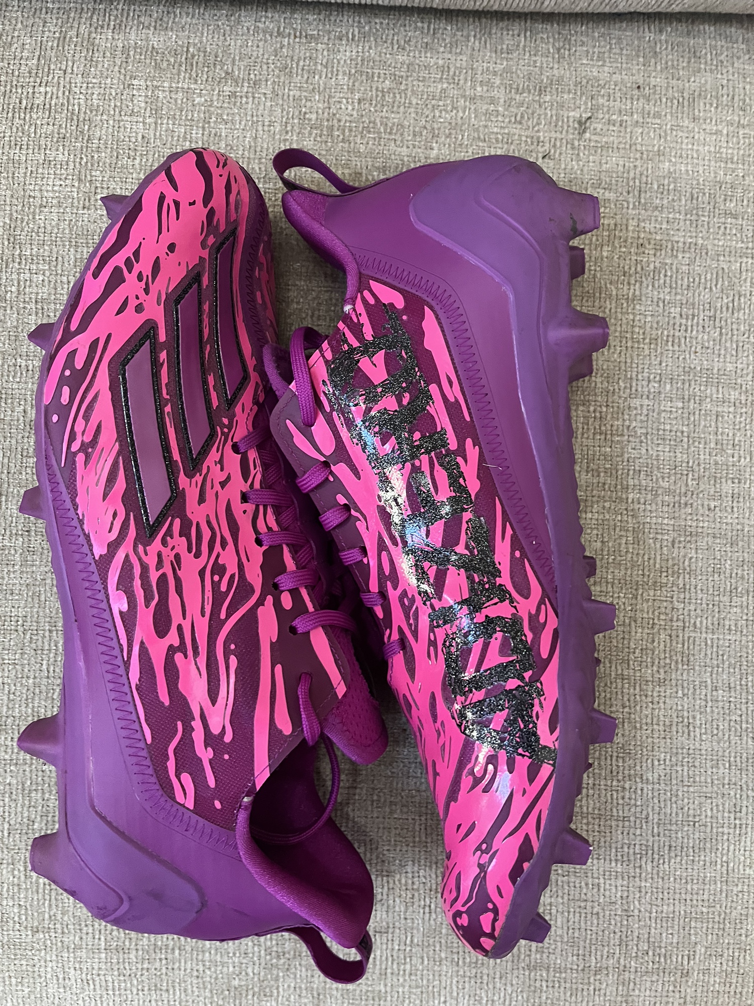 Purple Used Molded Cleats Adidas Cleats SidelineSwap