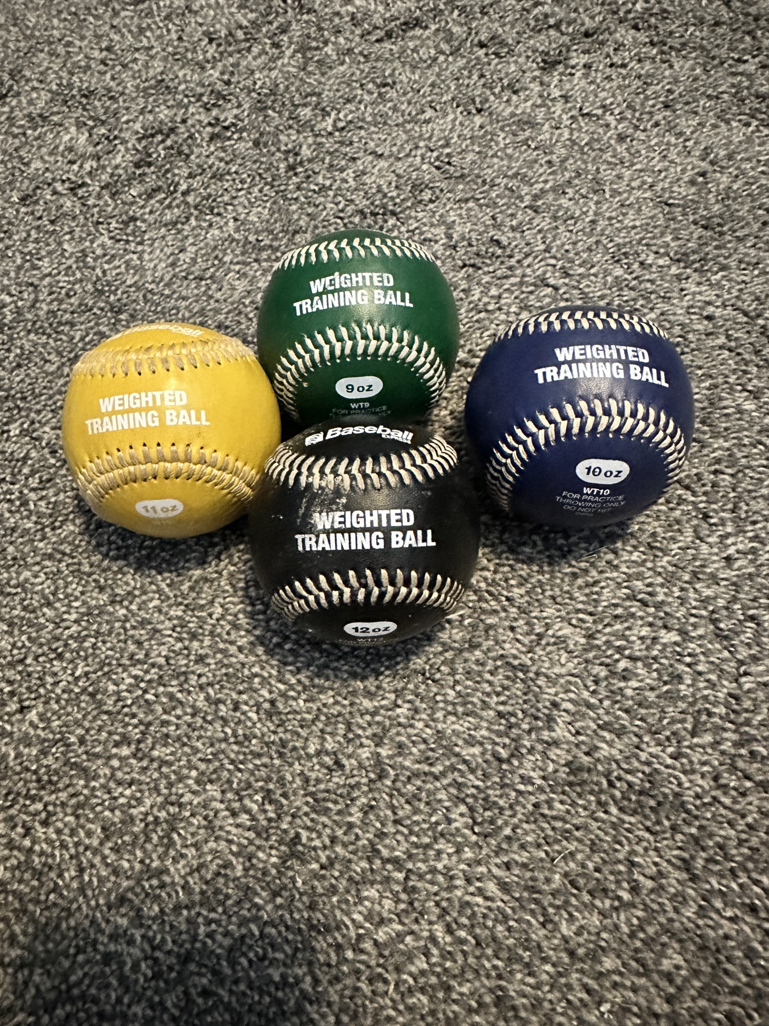 Weighted baseballs Used SidelineSwap