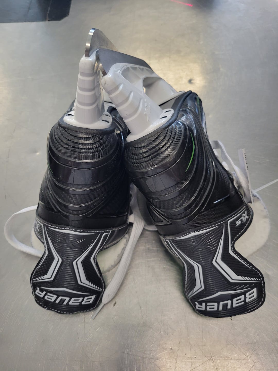 Used Bauer Xls Junior 02 Ice Hockey Skates SidelineSwap