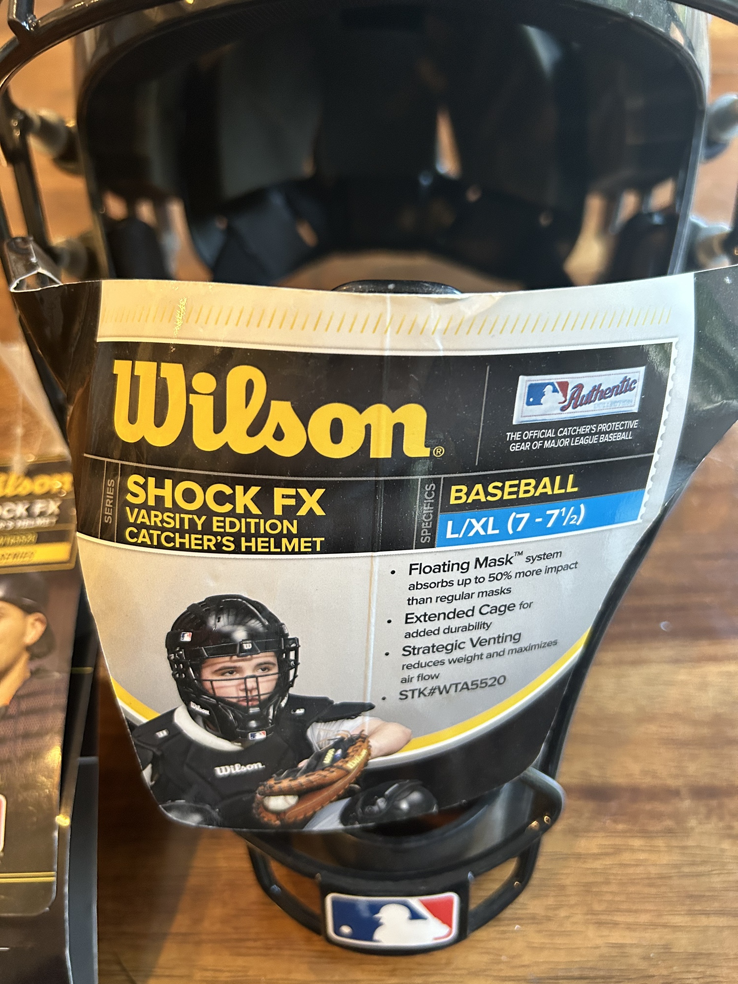 Wilson Shock FX Catchers Helmet Size 77 1/2 SidelineSwap