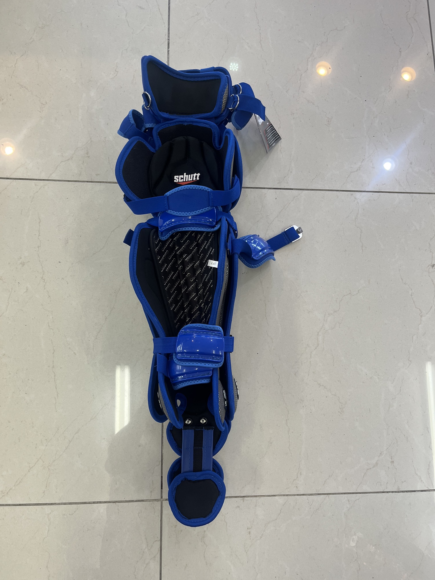 New Schutt Baseball/Softball 16” Royal Blue Scorpion Catchers Leg