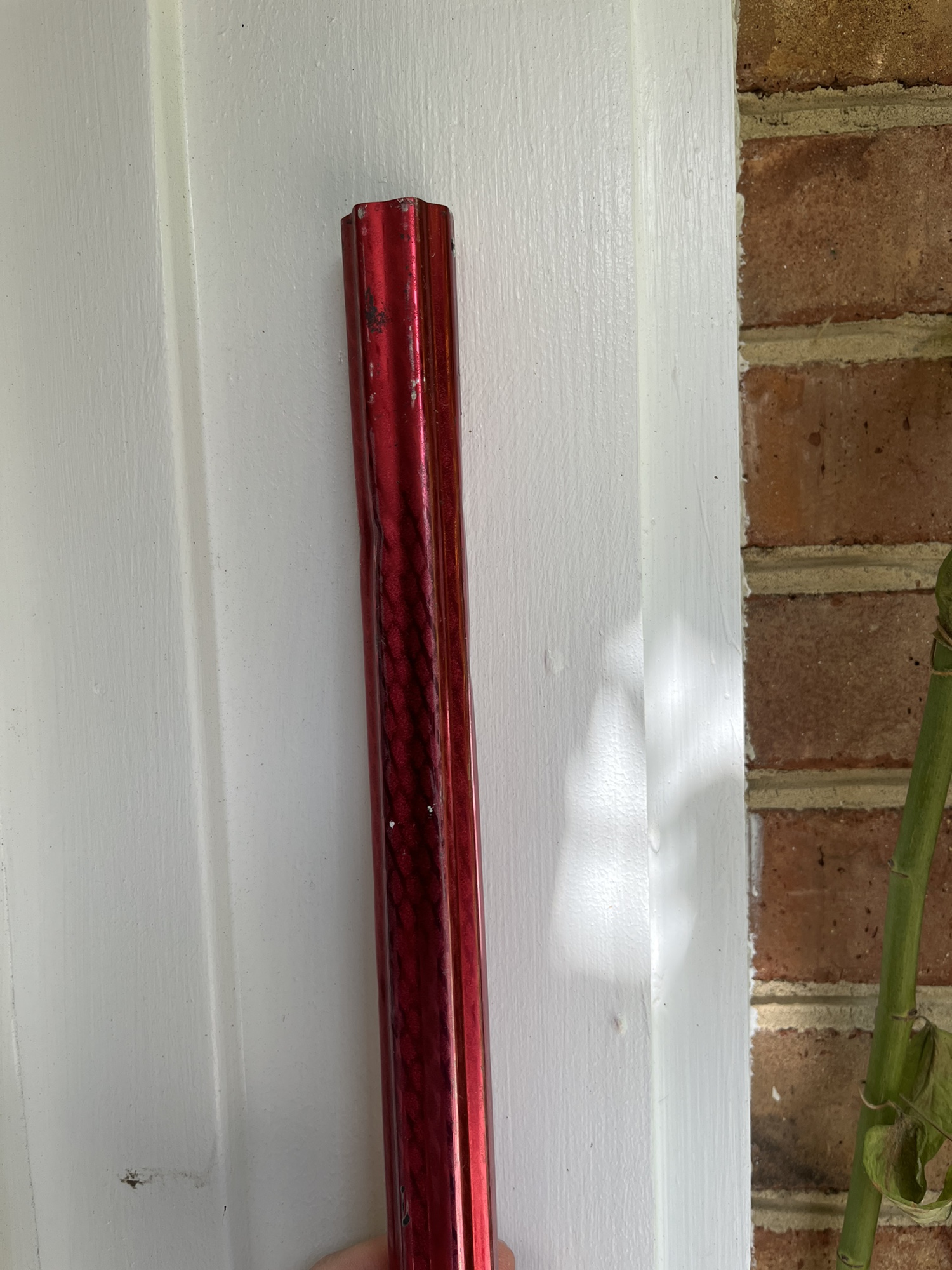 Used Gait Ice Lacrosse ShaftMetallic Red SidelineSwap