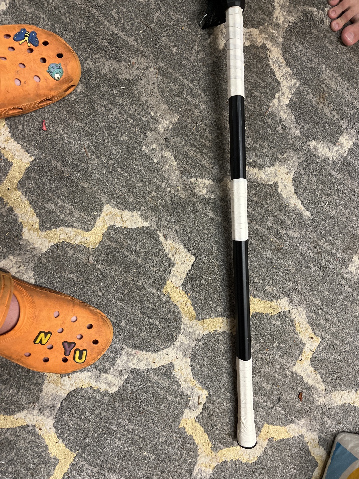 the head is a string king mock 2 and the shaft is string king