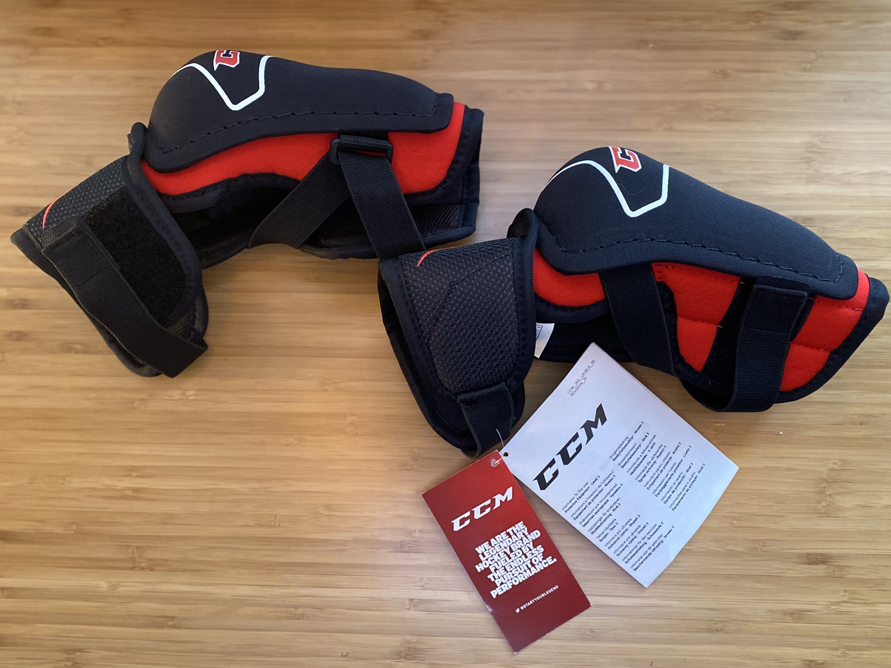 New Small CCM RBZ 90 Elbow Pads SidelineSwap