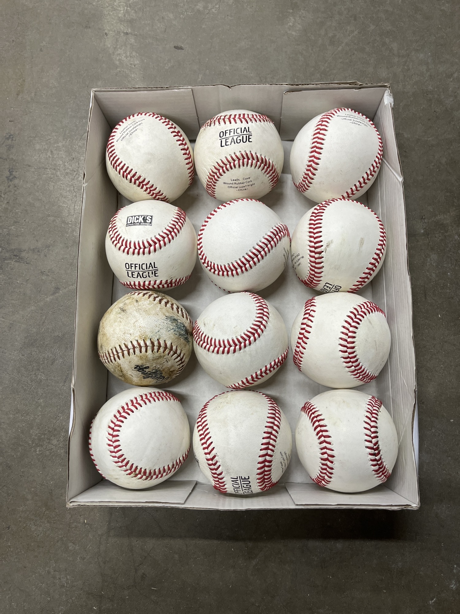 Used Baseballs 12 Pack (1 Dozen) SidelineSwap