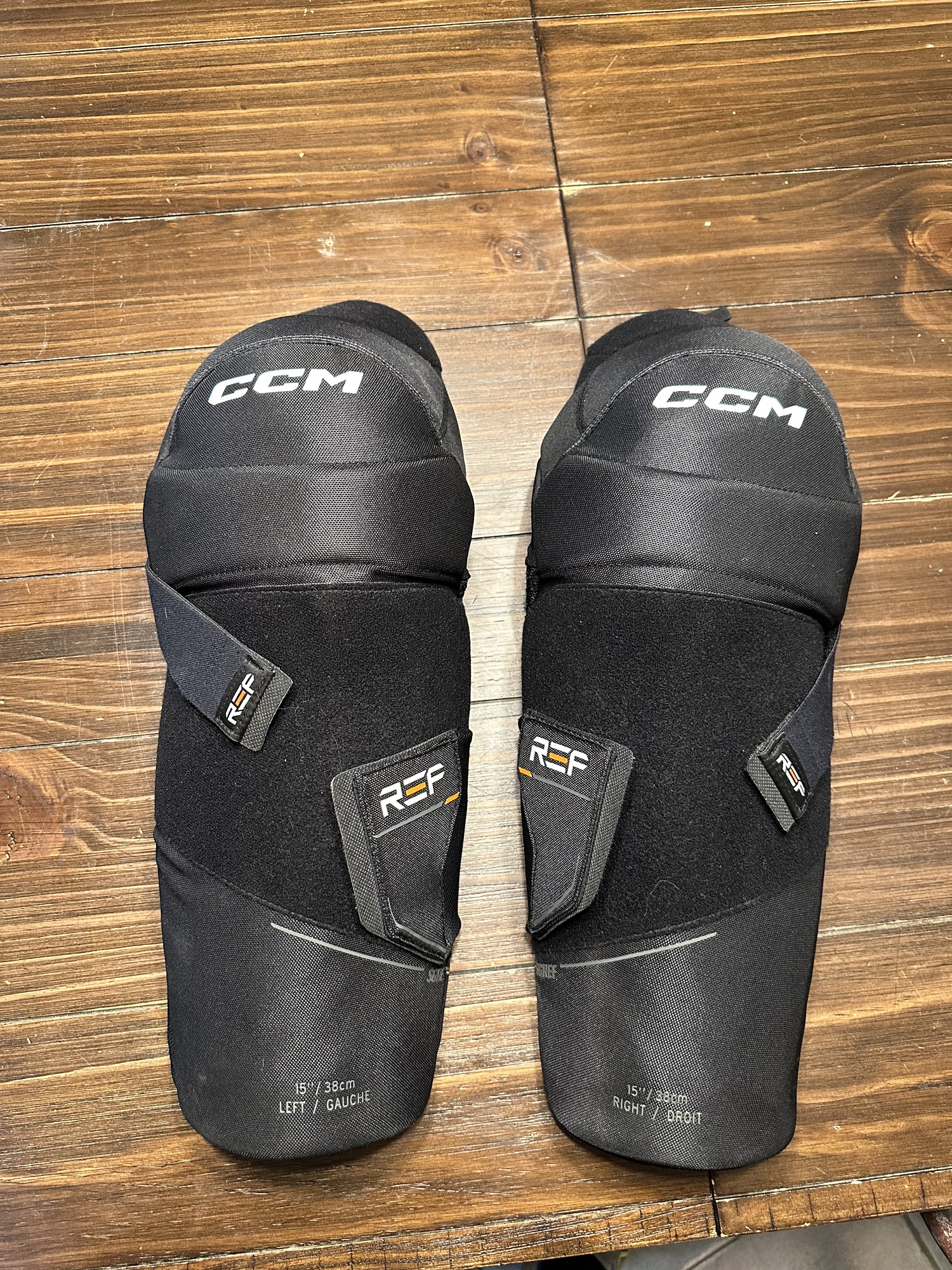 Used CCM Referee Shin Pads SidelineSwap