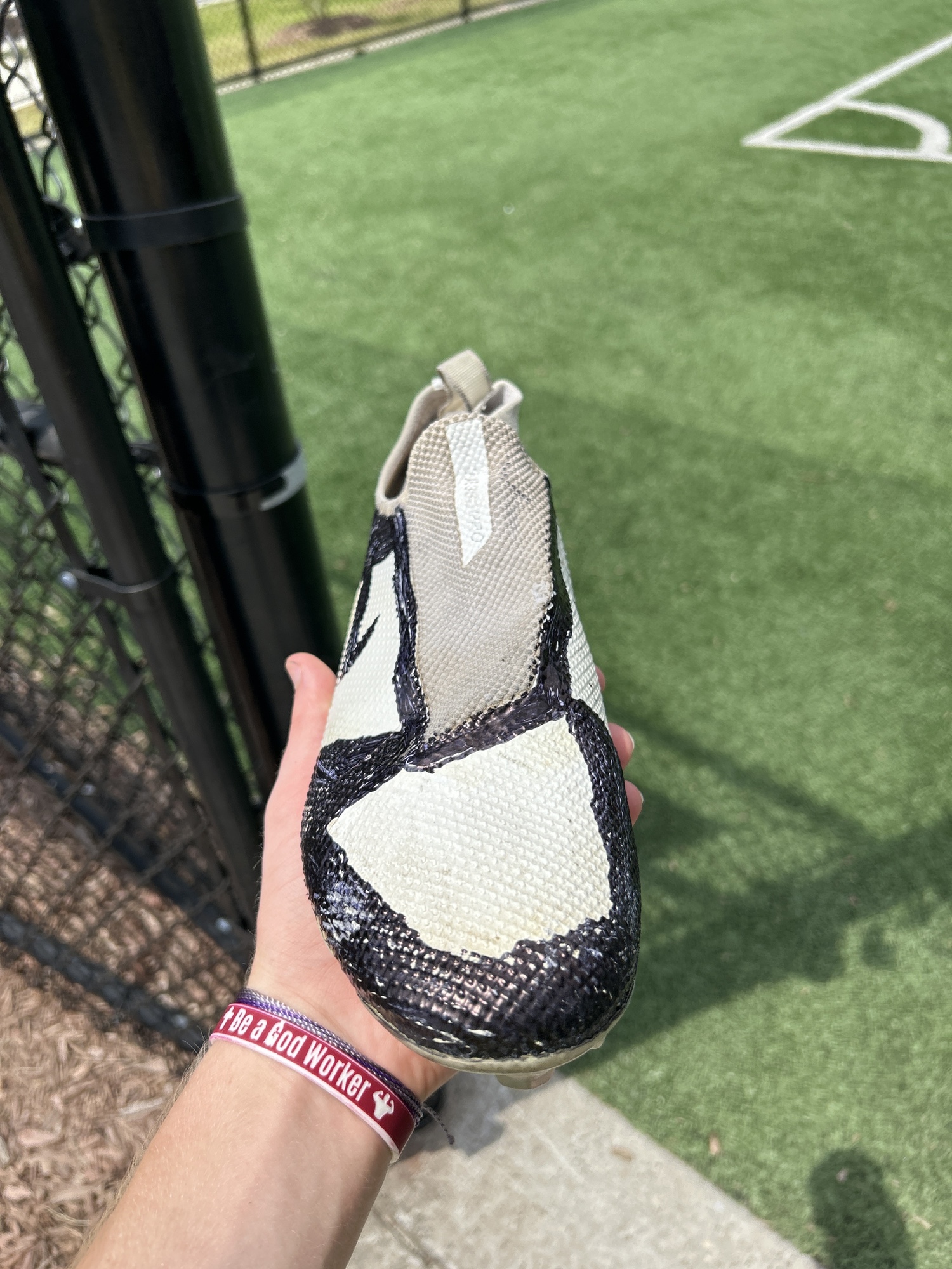 Custom Nike dunk Vapor Edge Football Cleat SidelineSwap